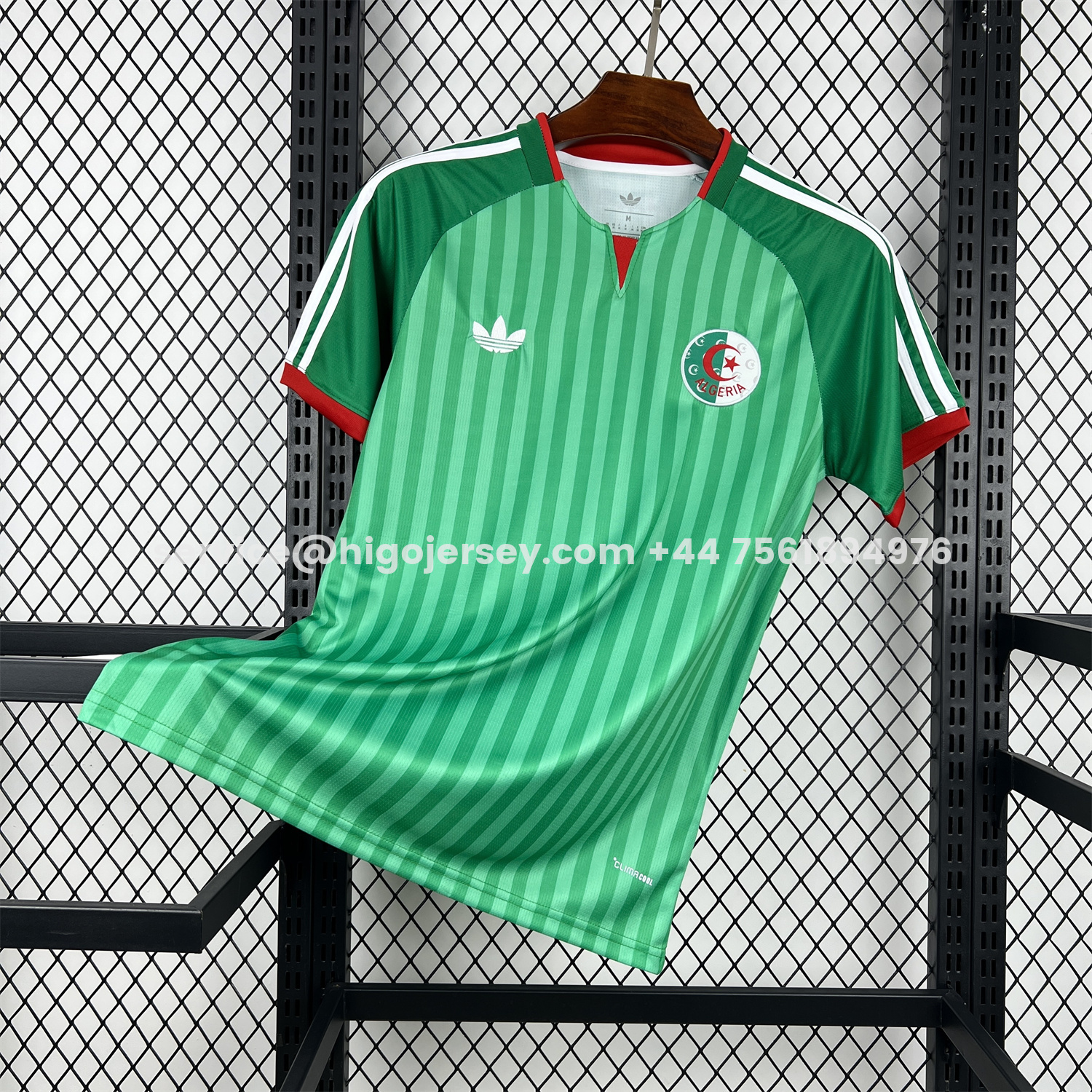 Higojerseys-Algeria 2026 Away Green Jersey - Fans Version
