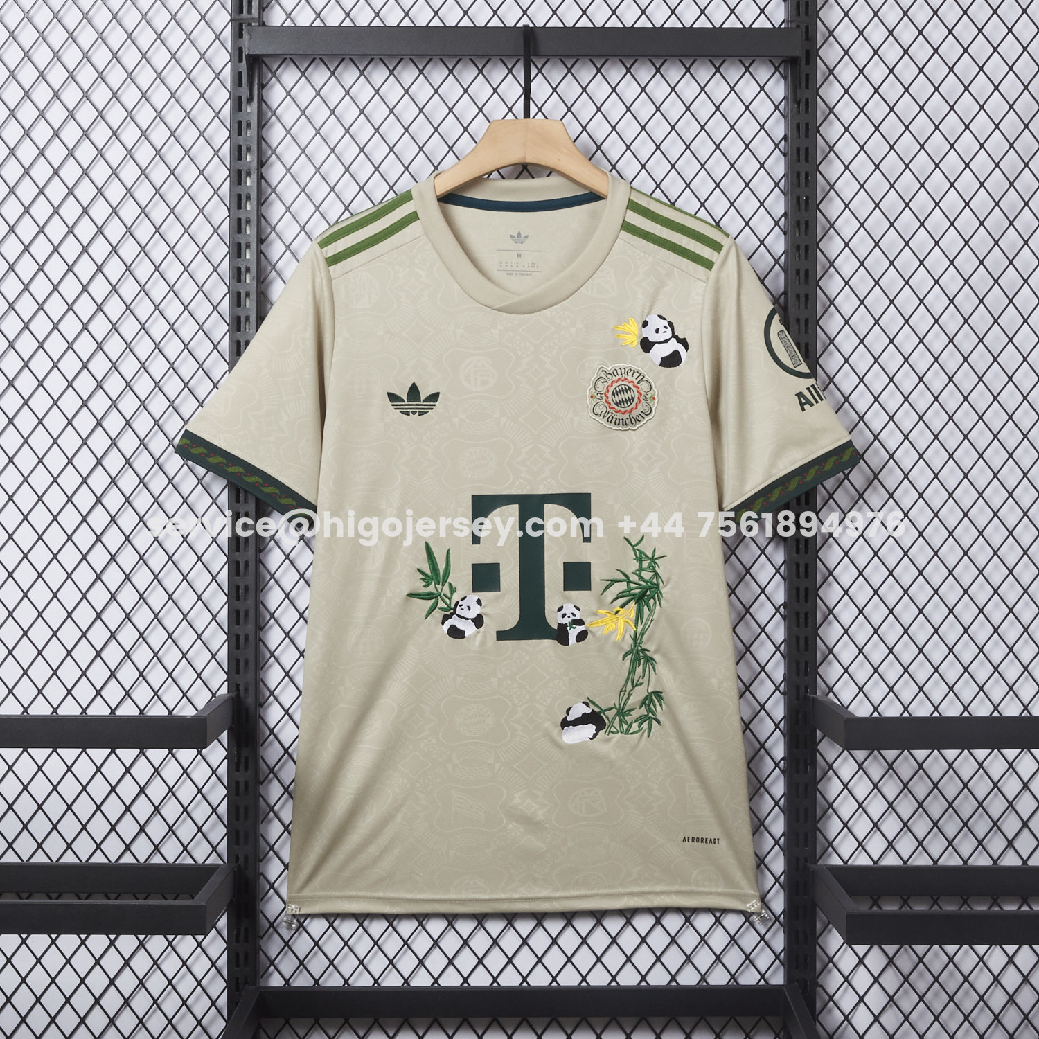 Higojerseys-【Panda Bamboo Embroidered Version】Bayern Munich 25-26 Oktoberfest Jersey - Fans Version
