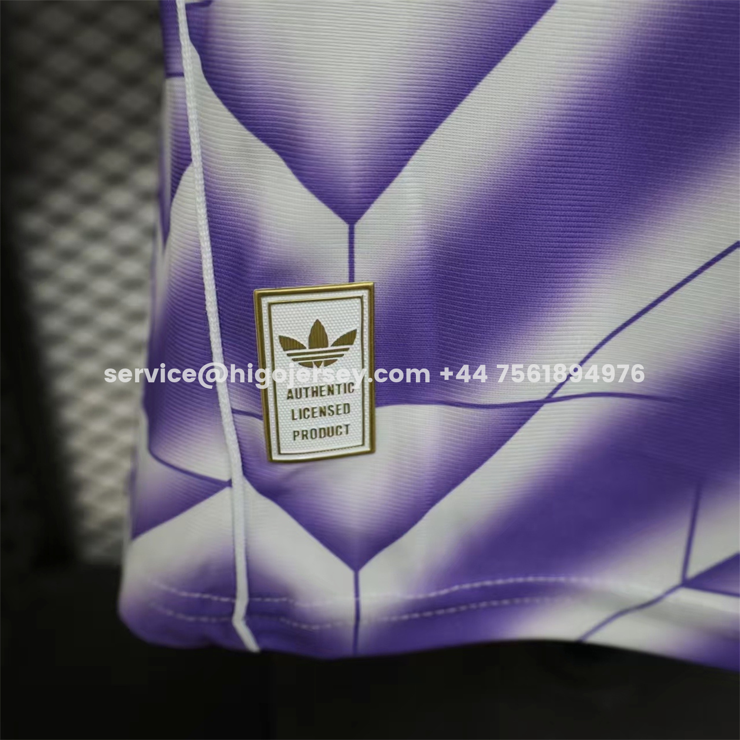 Higojerseys-Real Madrid 25-26 Refracted Purple Light White Special Jersey - Player Version