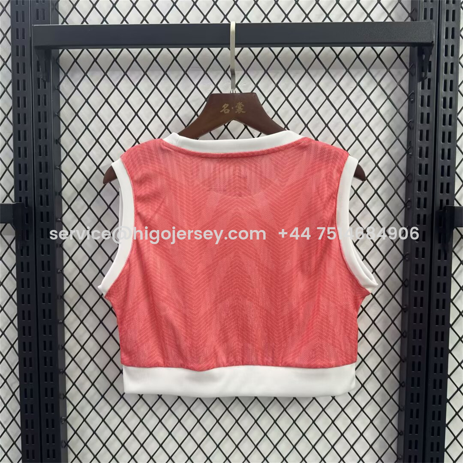 Higojerseys-Women's Barcelona 25-26 Pink White Yoga Vest