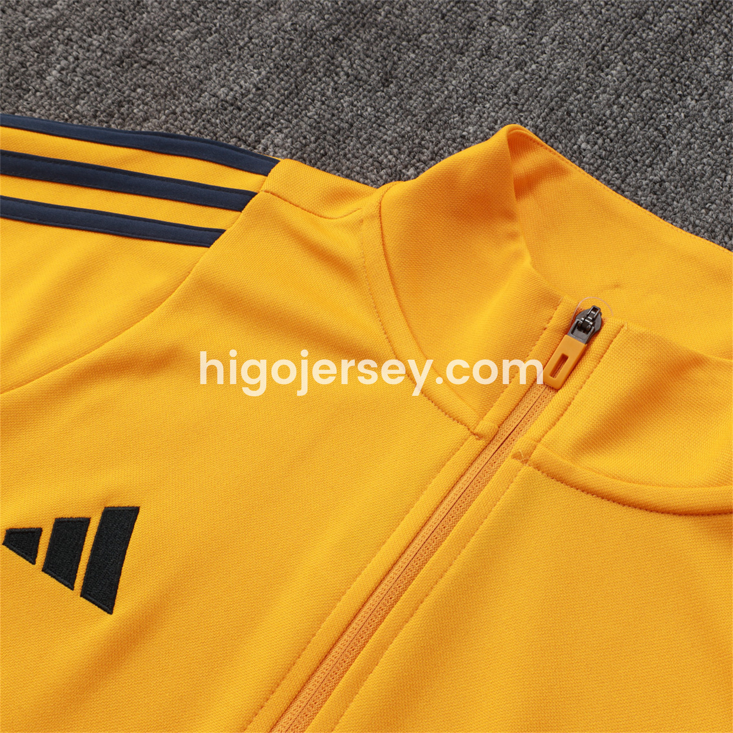 Higojerseys-Boca Juniors 24-25 Jacket Training Tracksuit - Yellow Top and Pants