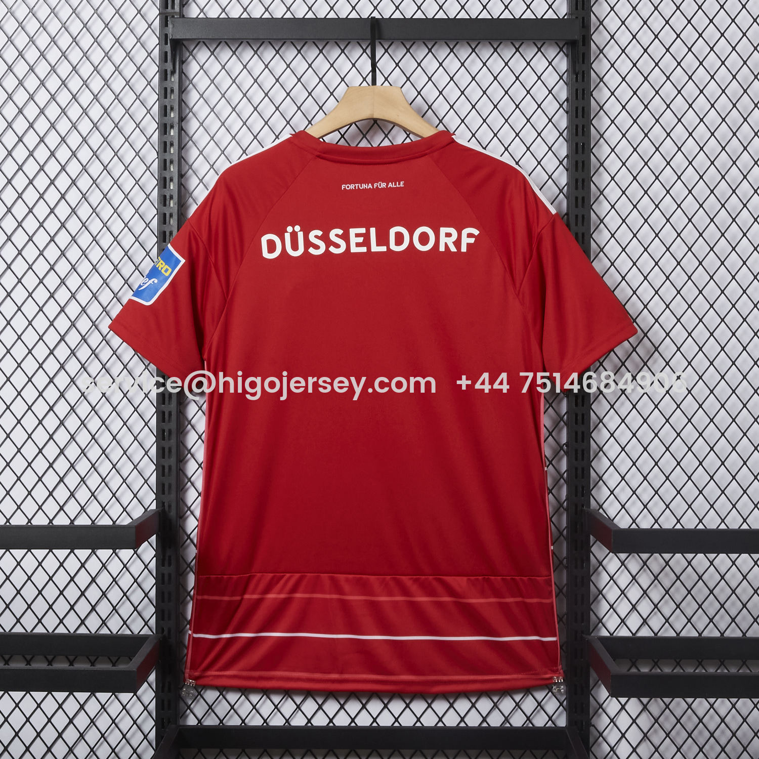 Higojerseys-Fortuna Düsseldorf 25-26 Home Jersey - Fans Version