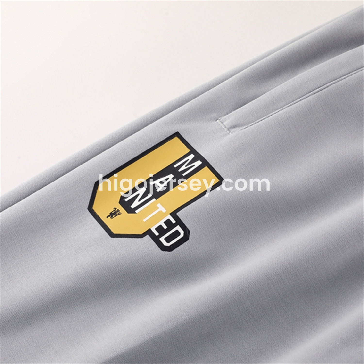 Higojerseys-Manchester United 25-26 Originals Varsity Hoodie Set - Grey Hoodie and Pants