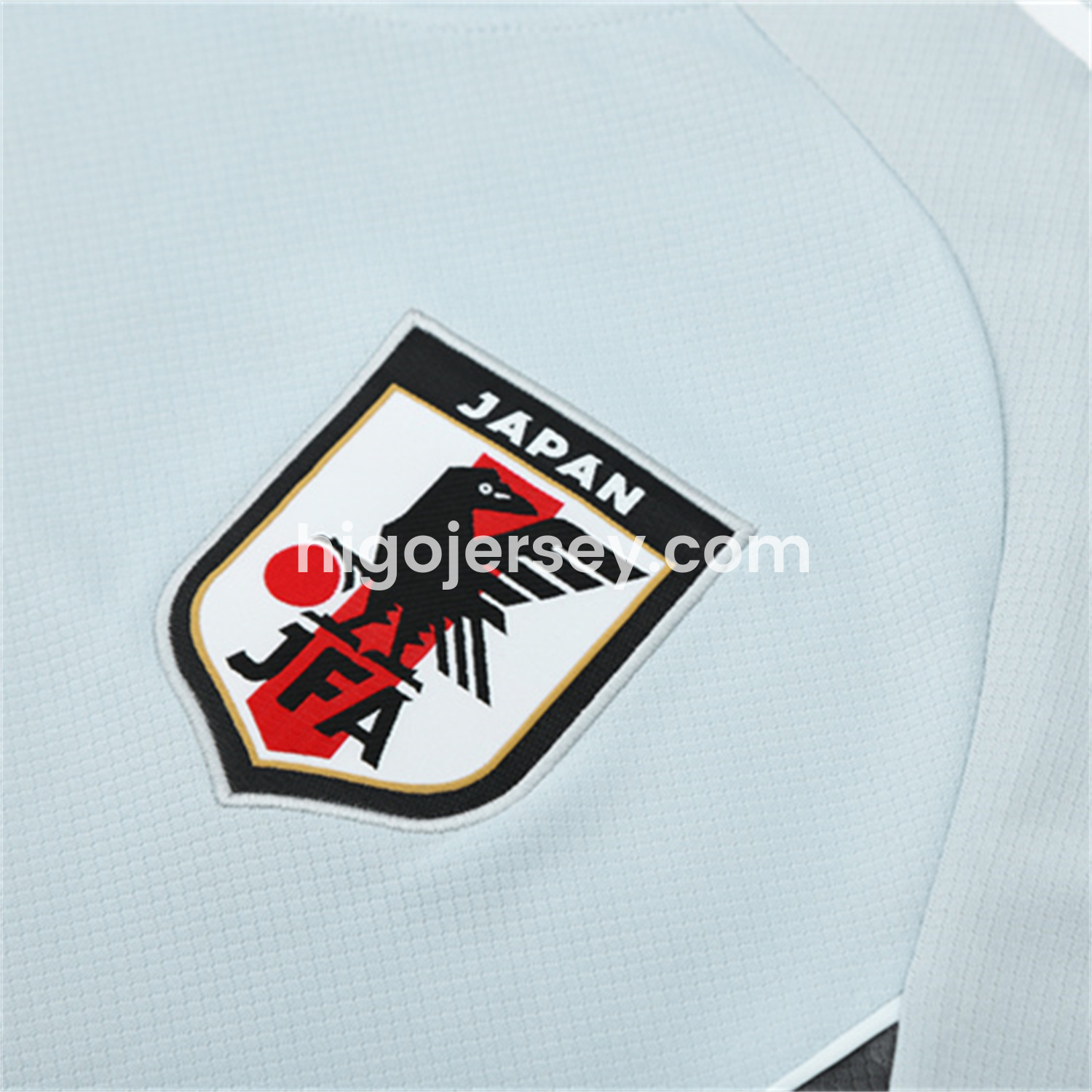Higojerseys-Japan 25-26 Short-Sleeve Training Set - Light Blue Top and Black Shorts