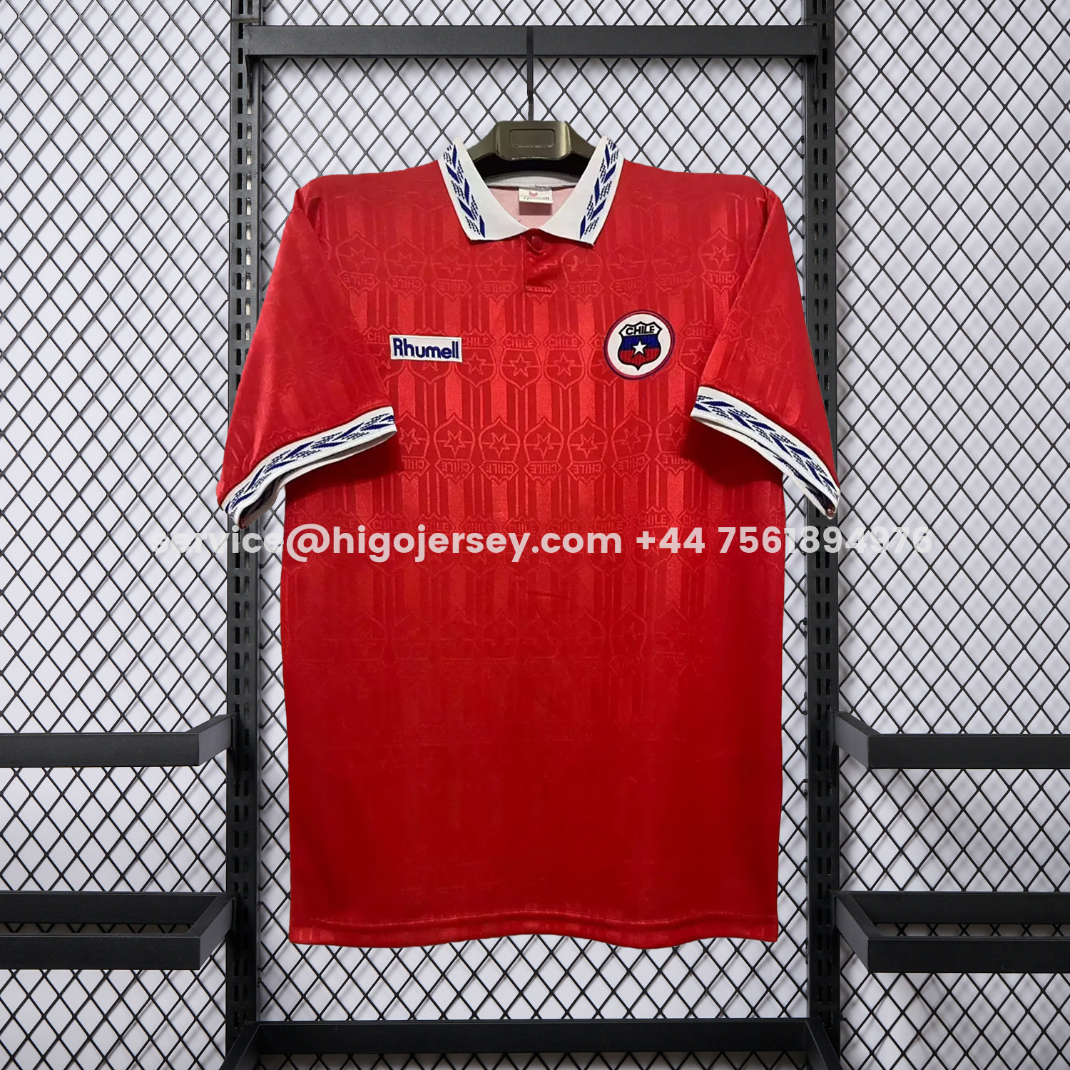 Higojerseys-Retro Chile 1995 Home Red Jersey