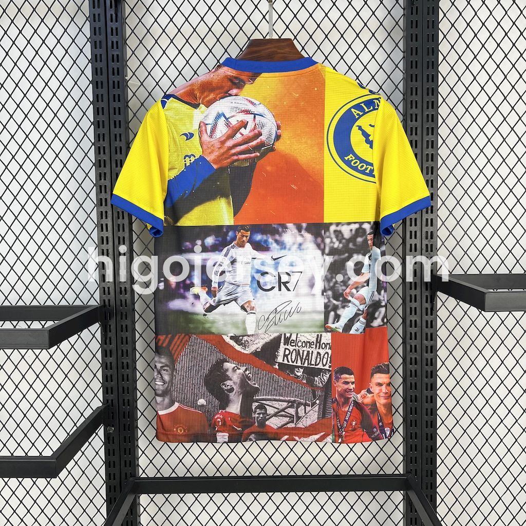 Higojerseys-Cristiano Ronaldo Career Commemorative Moments Jigsaw Puzzle Jersey - Fans Version - Real Madrid Manchester United Juventus Portugal Al Nassr