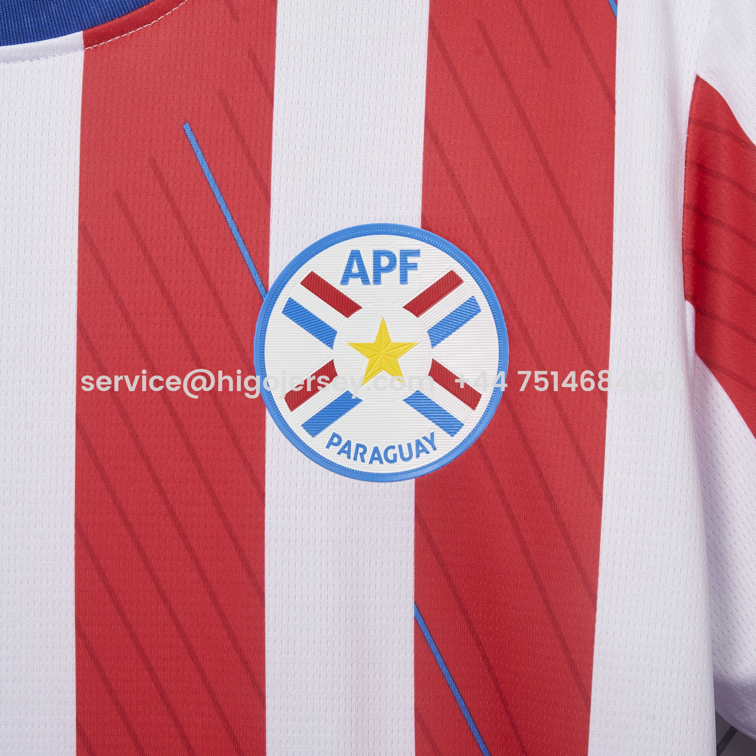 Higojerseys-Paraguay 24-25 Home Jersey - Fans Version