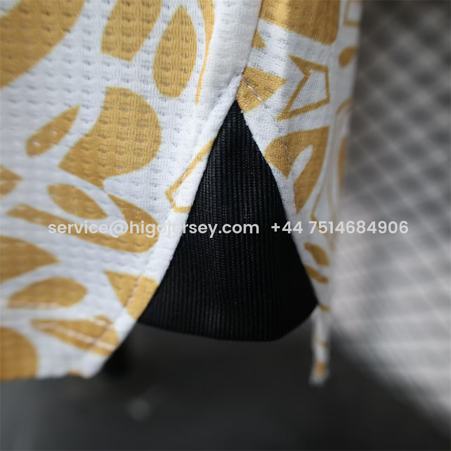 Higojerseys-Club Deportivo Palestino Palestine 25-26 Yellow Flowers White Jersey - Player Version