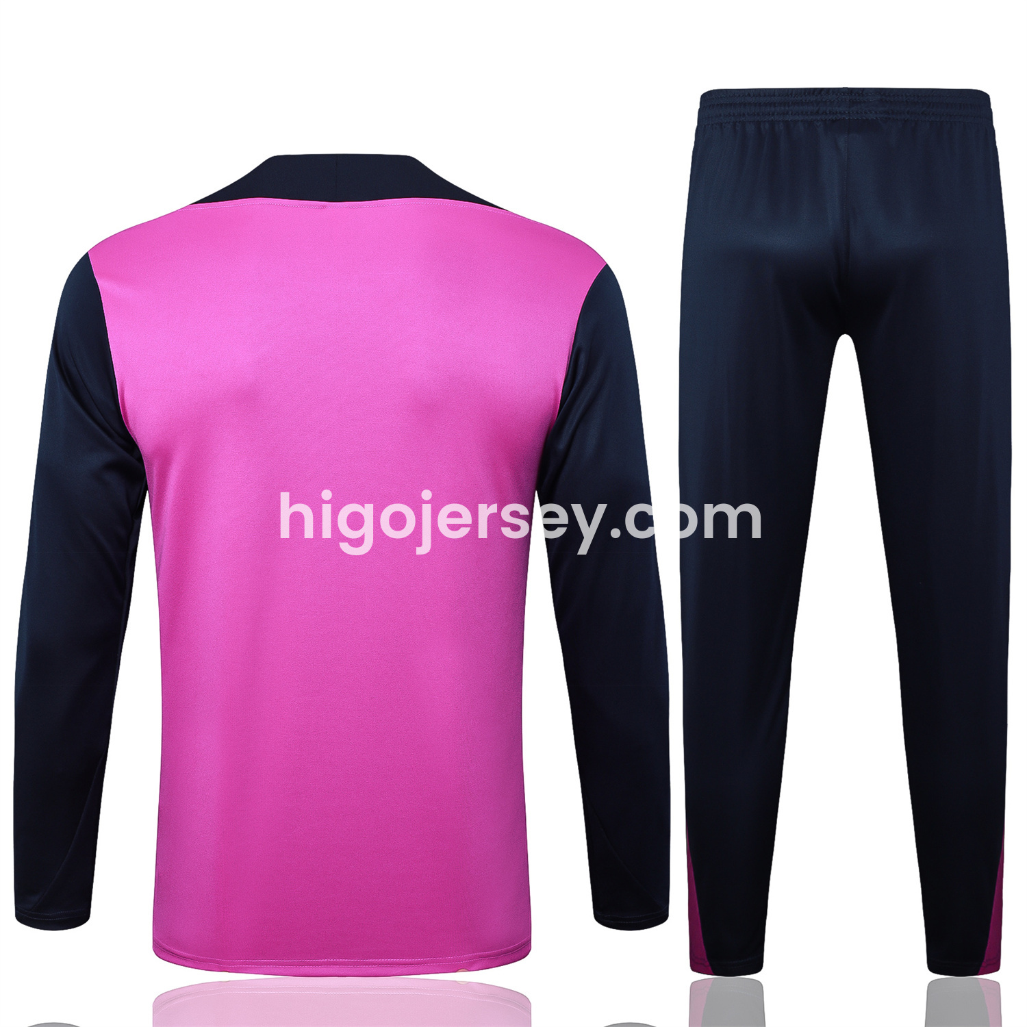 Higojerseys-Barcelona 25-26 Long Sleeve Training Set - Purple Top and Deep Blue Pants