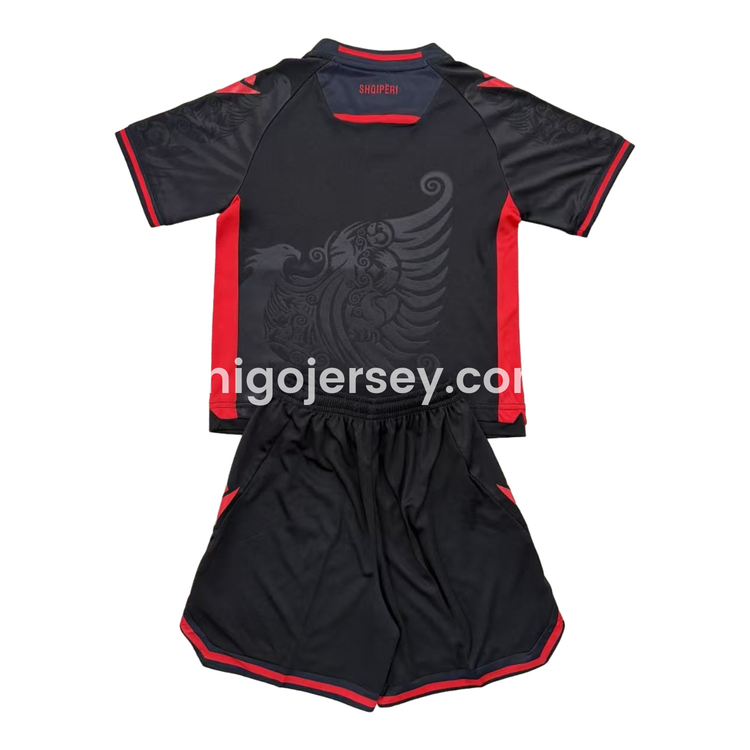 Higojerseys-Albania 25-26 Third Men's Adult Jersey Set - Fans Version