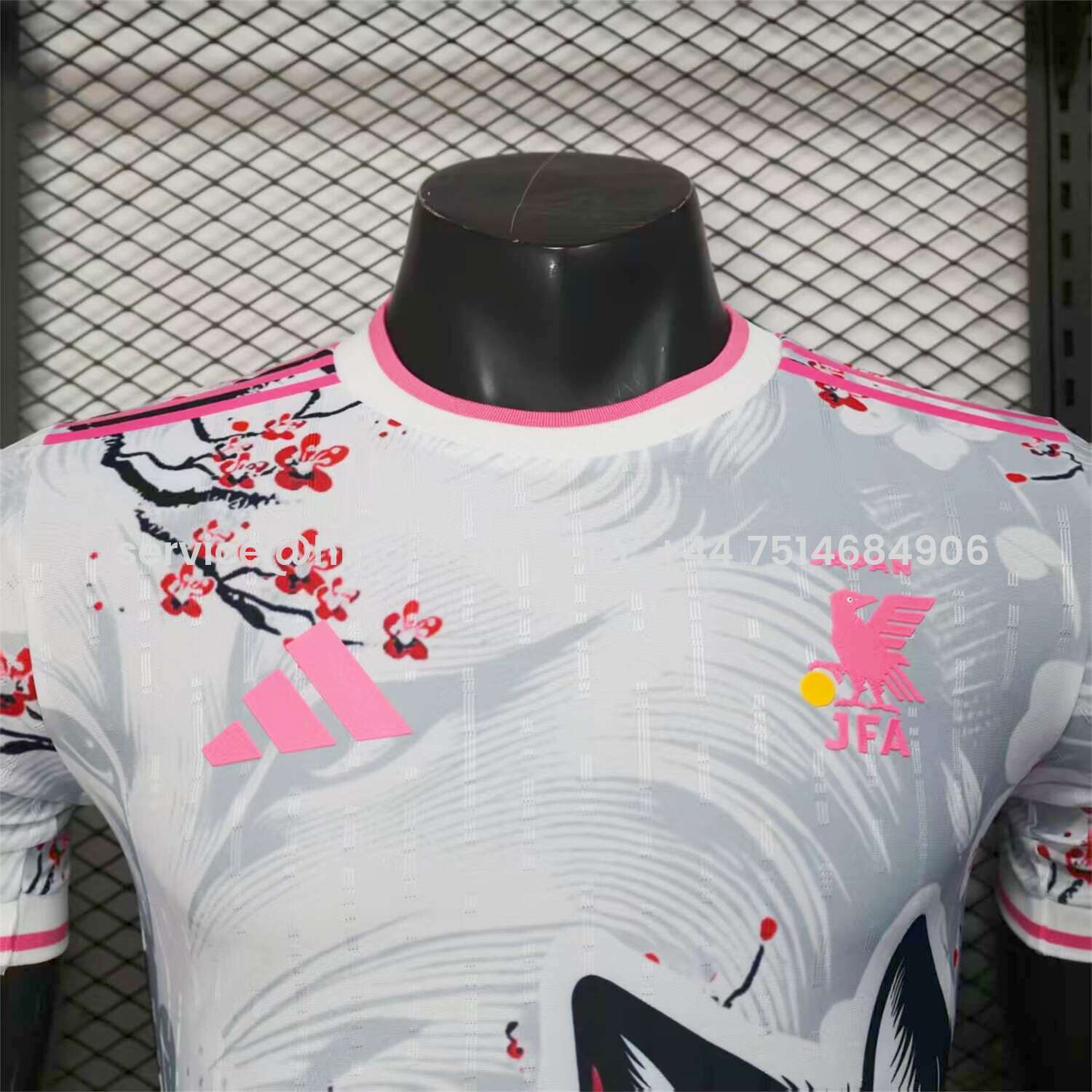 Higojerseys-Japan 25-26 Plum Blossom and Snow Fox White Jersey - Player Version