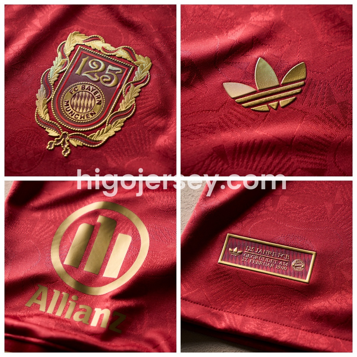 Higojerseys-Bayern Munich 2025 125th Anniversary Jersey - Player Version