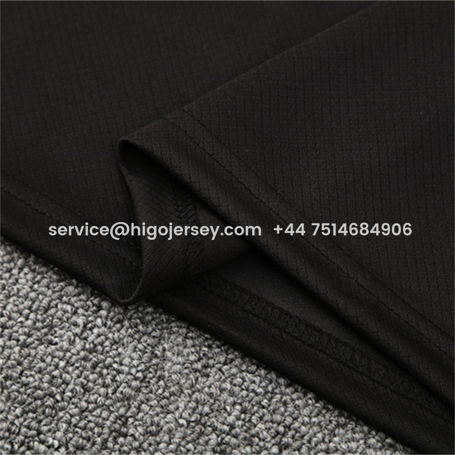 Higojerseys-Brazil 25-26 Short-Sleeve Training Set - Black Top & Black Shorts