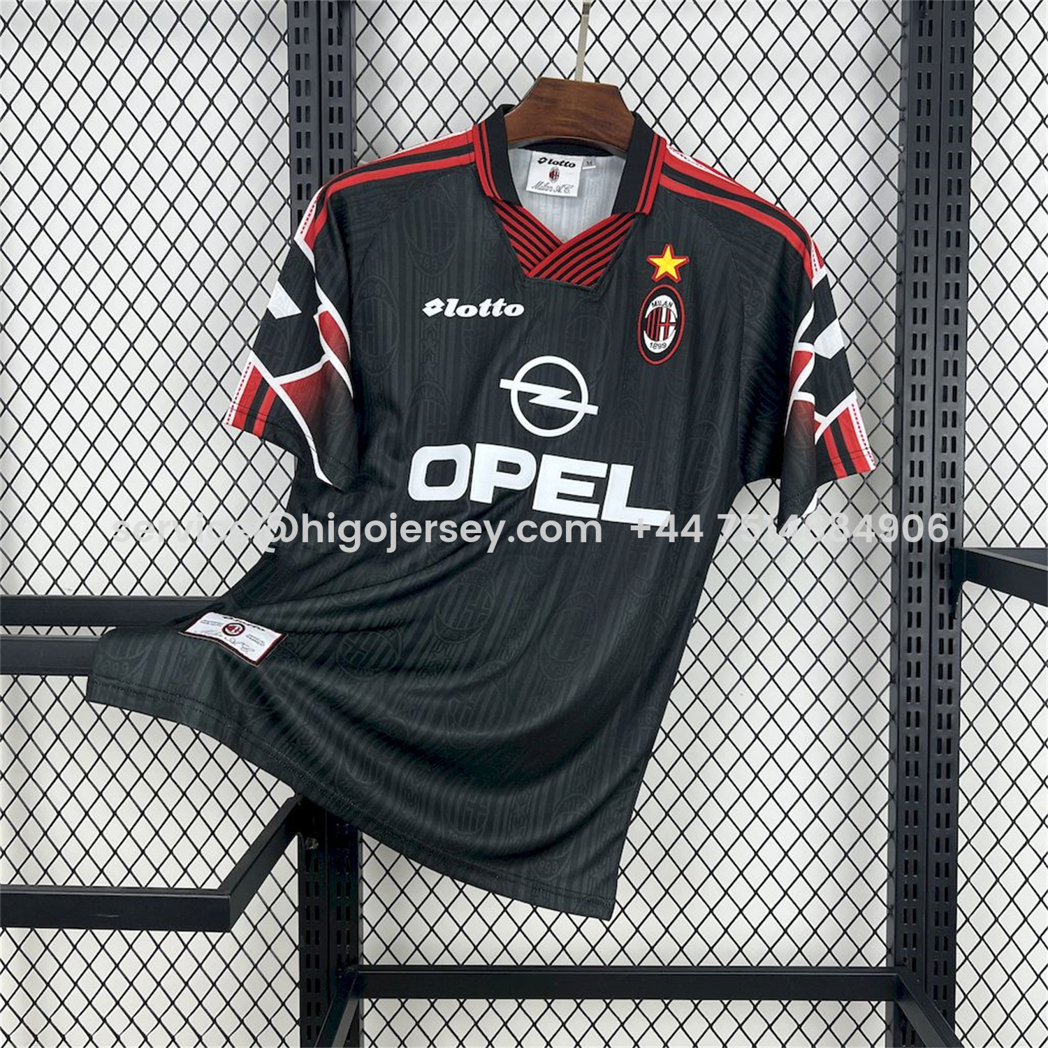 Higojerseys-Retro AC Milan 1997-98 Copa Centenario do Belo Horizonte Third Jersey