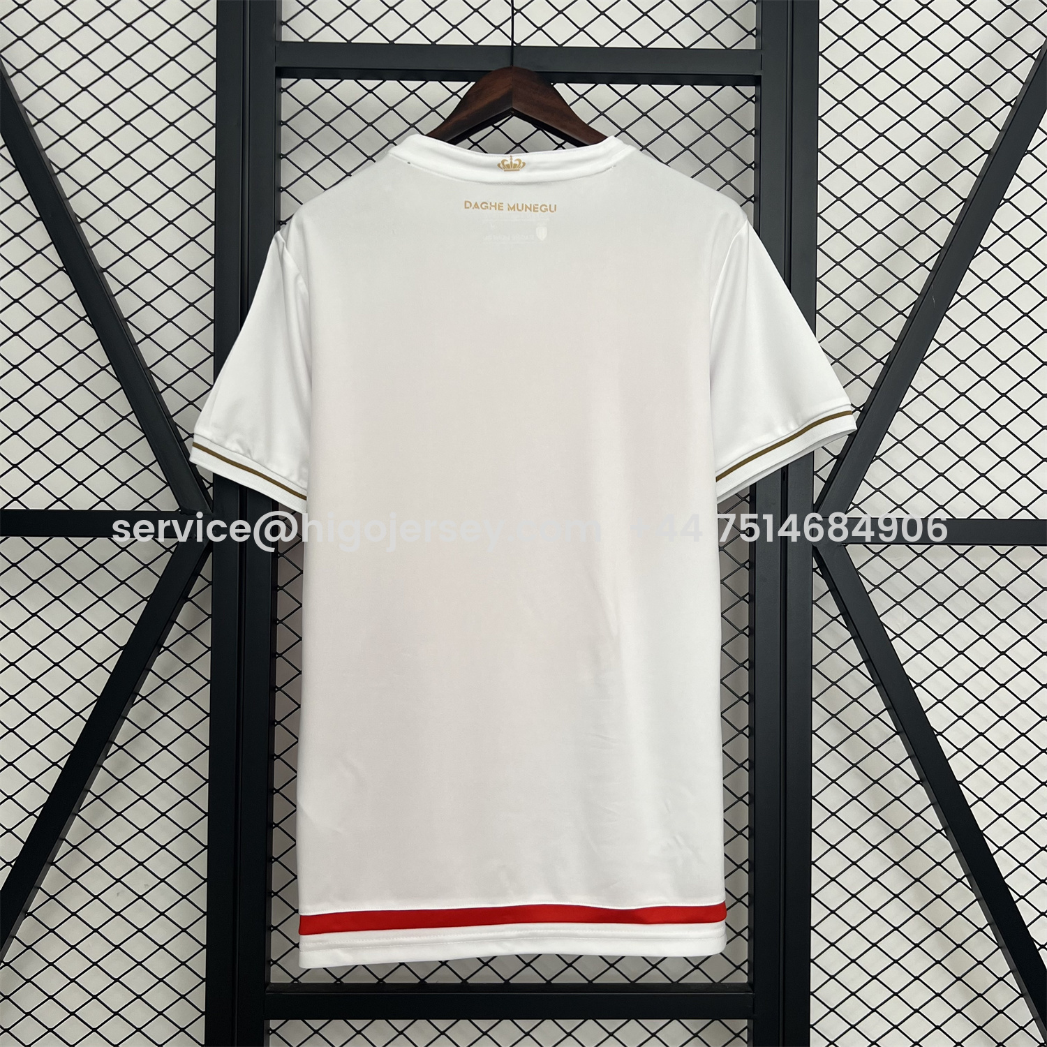 Higojerseys-AS Monaco 25-26 Home Jersey - Fans Version