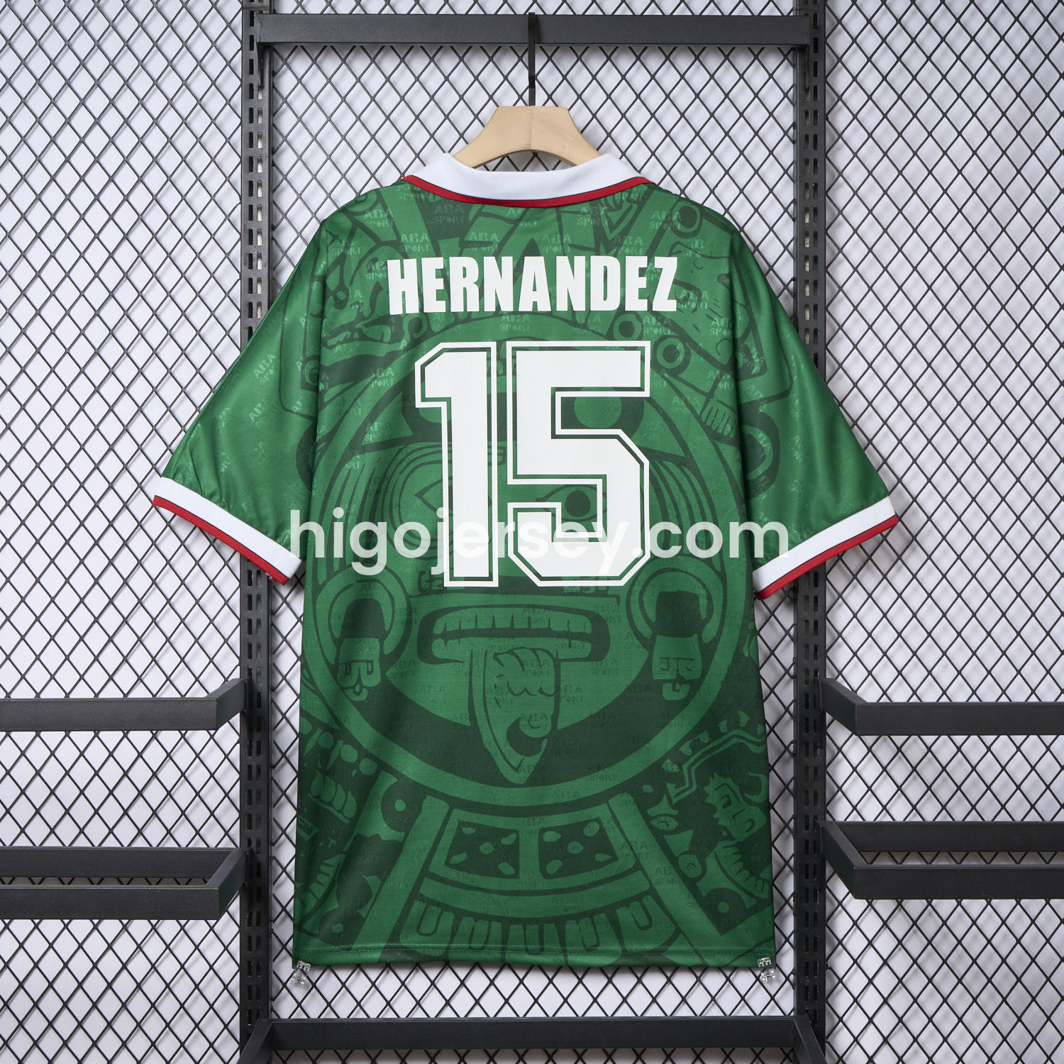 Higojerseys-Retro Mexico 1998 Home Jersey