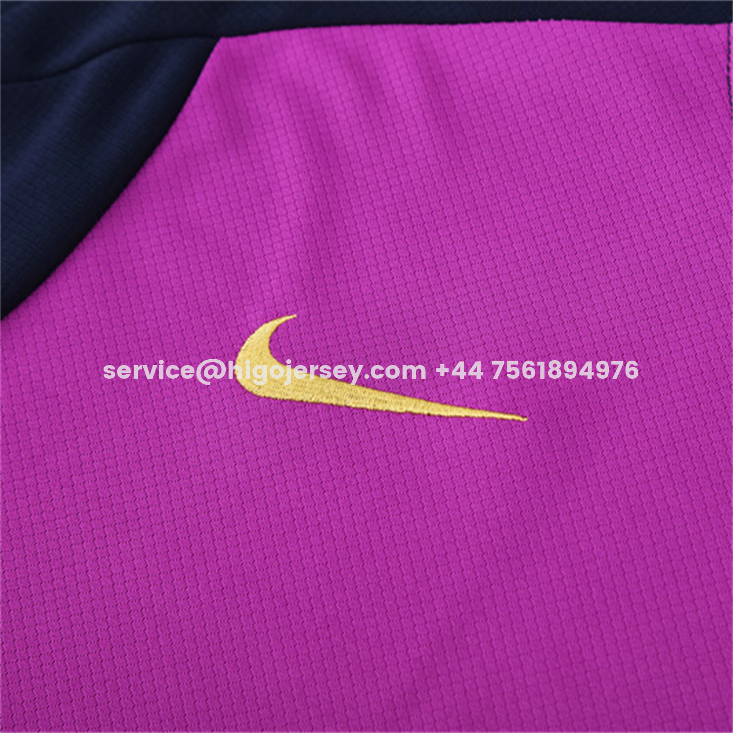 Higojerseys-Barcelona 25-26 Kids Short-Sleeve Training Set - Purple Top & Deep Blue Shorts