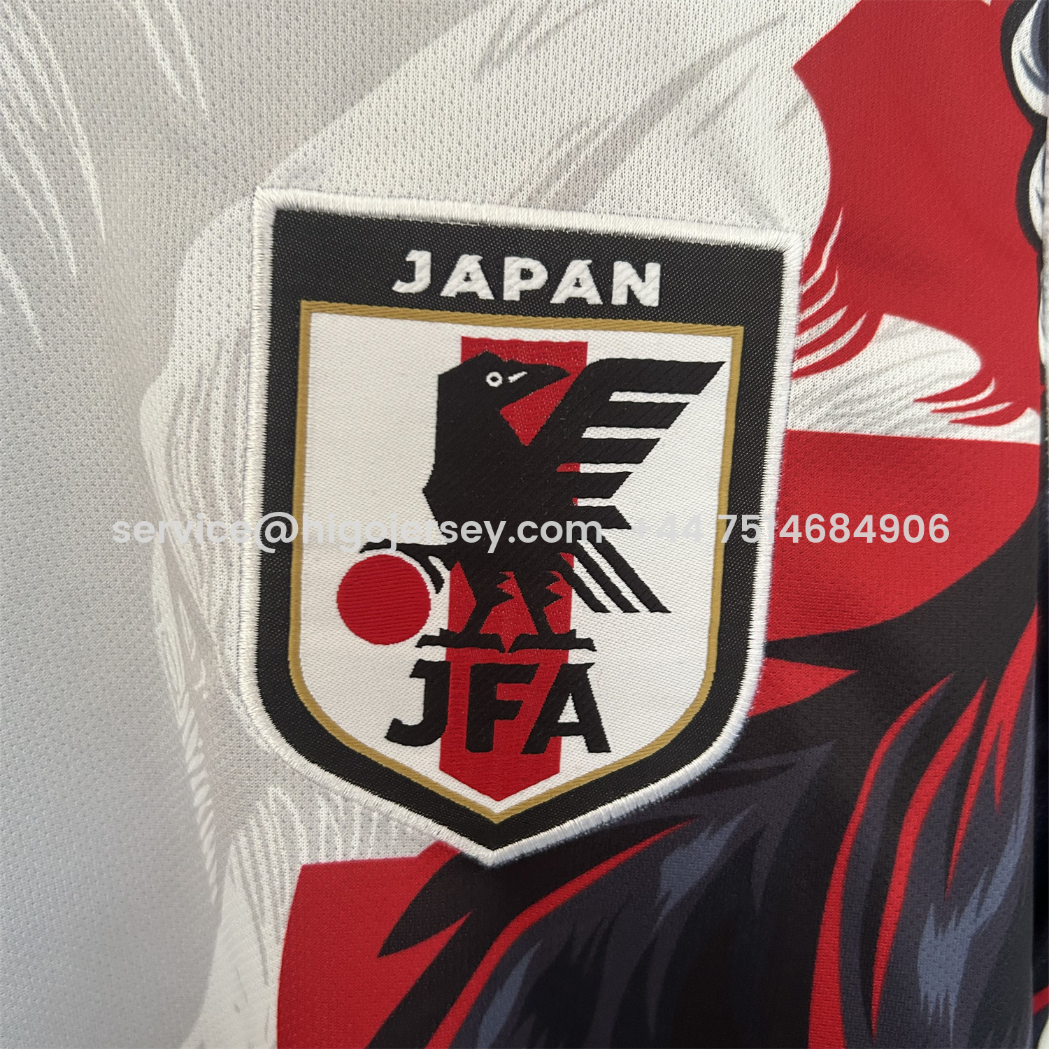 Higojerseys-Japan 25-26 Black Wolf Fur White Special Jersey - Fans Version