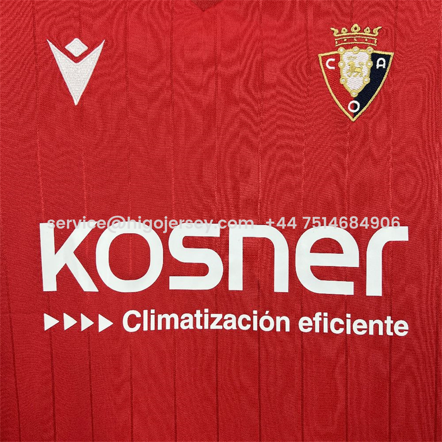 Higojerseys-Osasuna 25-26 Home Jersey - Fans Version