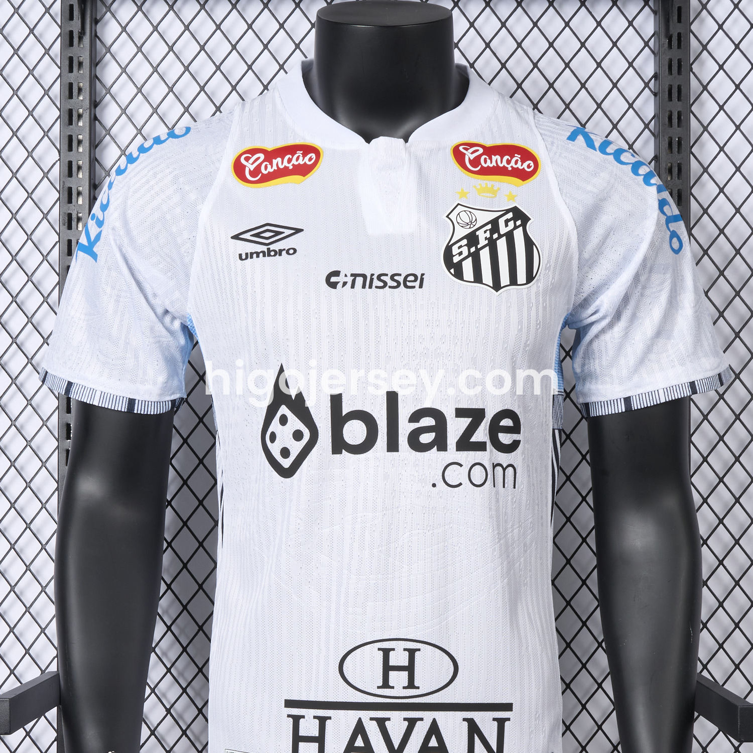 Higojerseys-Santos 25-26 Home Jersey With Sponsors - Player Version