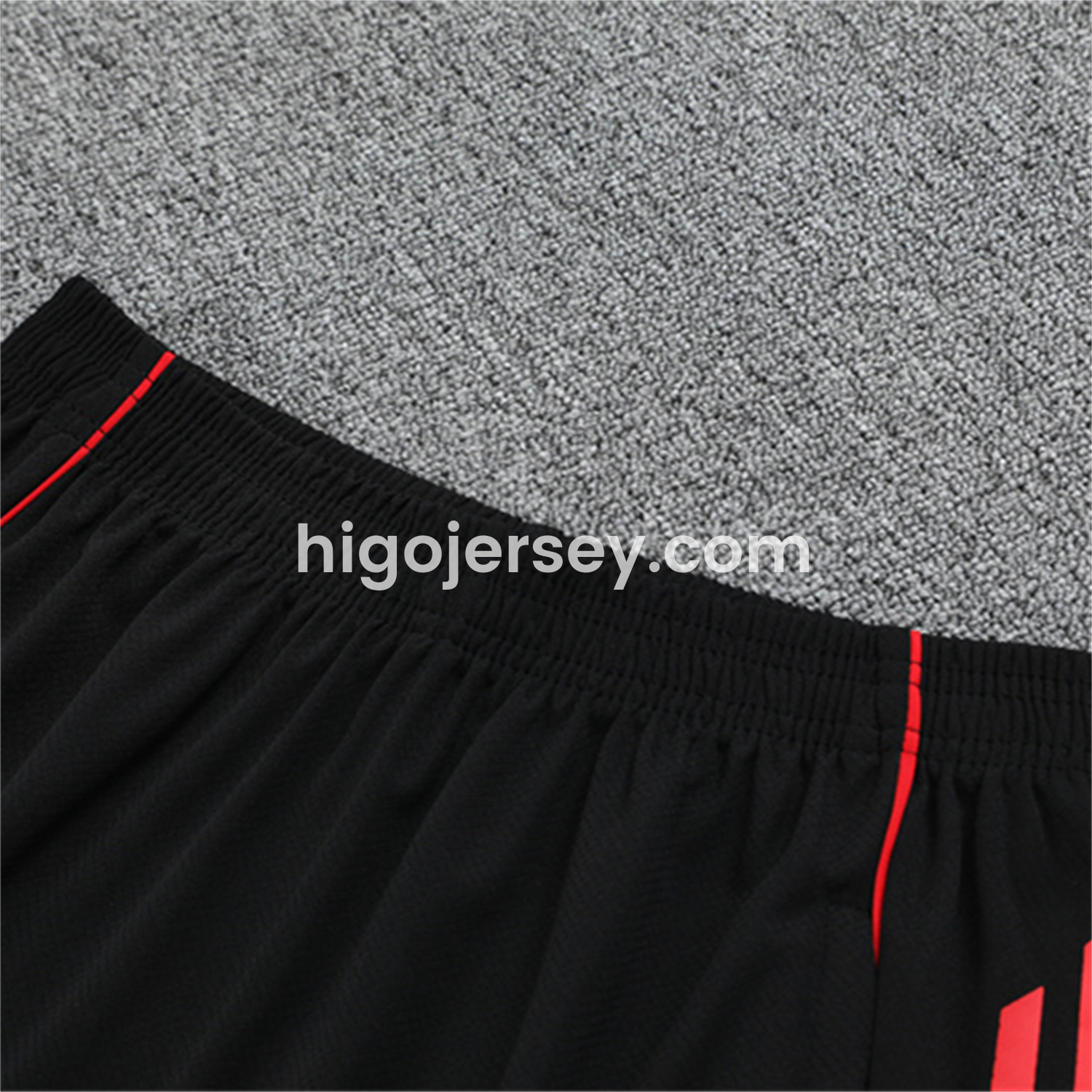 Higojerseys-Manchester United 25-26 Kid Short-Sleeve Training Set - White Top & Black Shorts