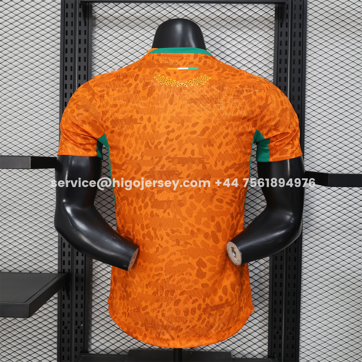 Higojerseys-Ivory Coast 2026 Home Orange Jersey - Player Version