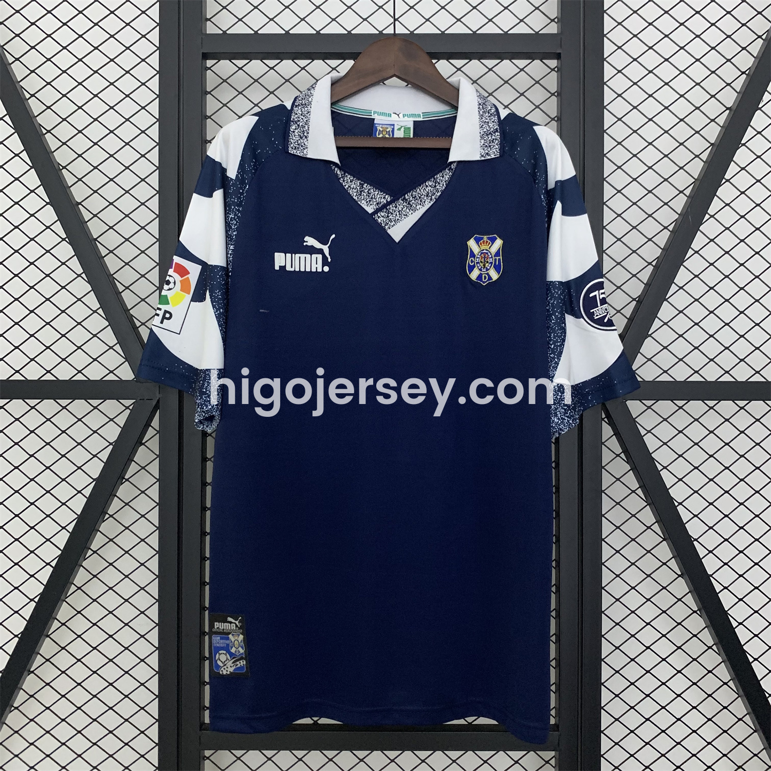Higojerseys-Retro Tenerife 1997-98 75th Anniversary Away Jersey