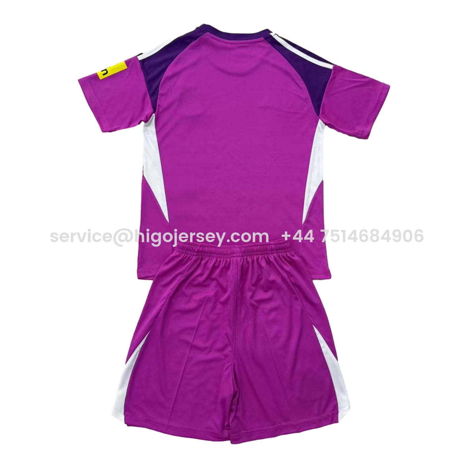 Higojerseys-Newcastle United 25-26 Purple Goalkeeper Kids Kit