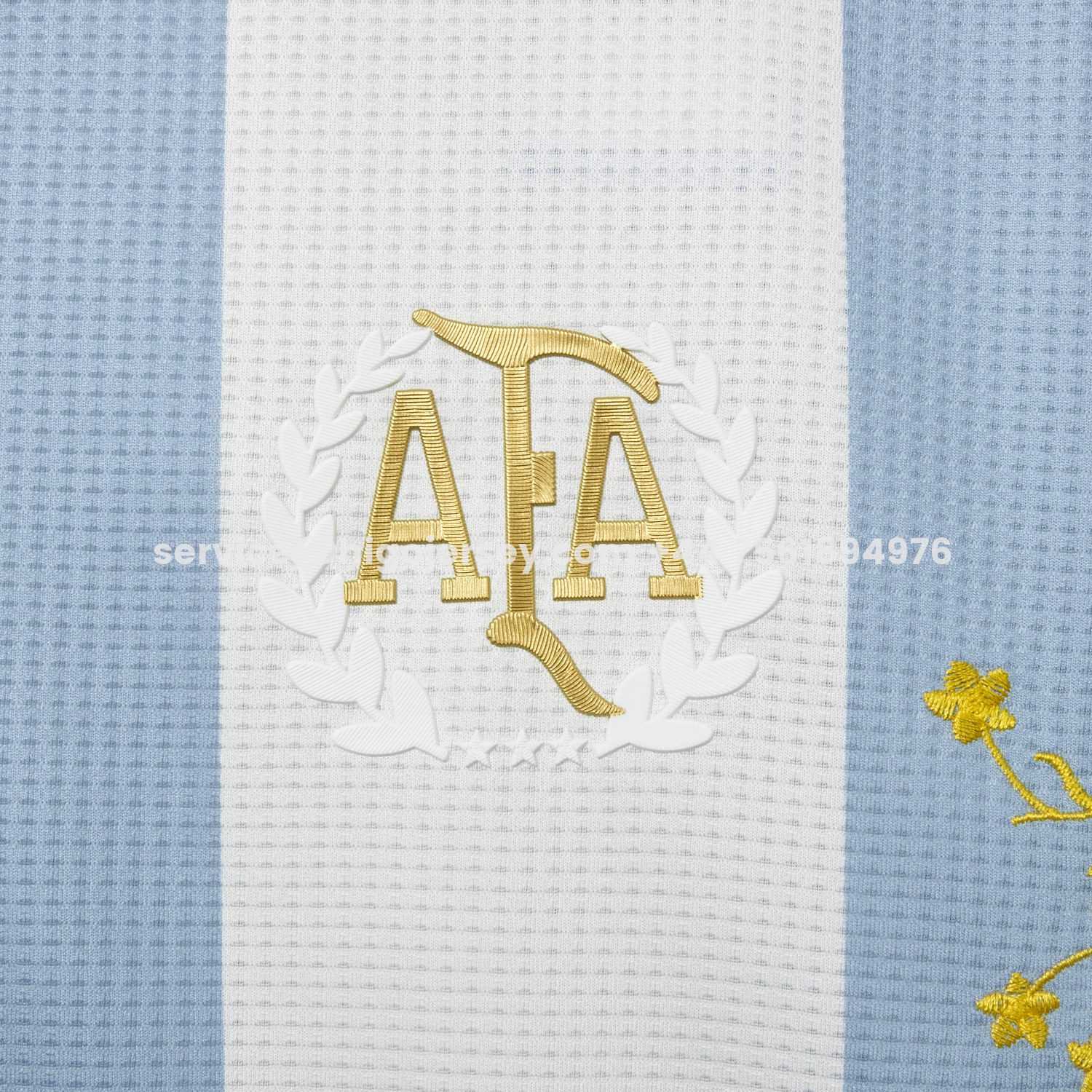 Higojerseys-【Embroidered Flower Version】Argentina 25-26 50th Anniversary Jersey - Player Version
