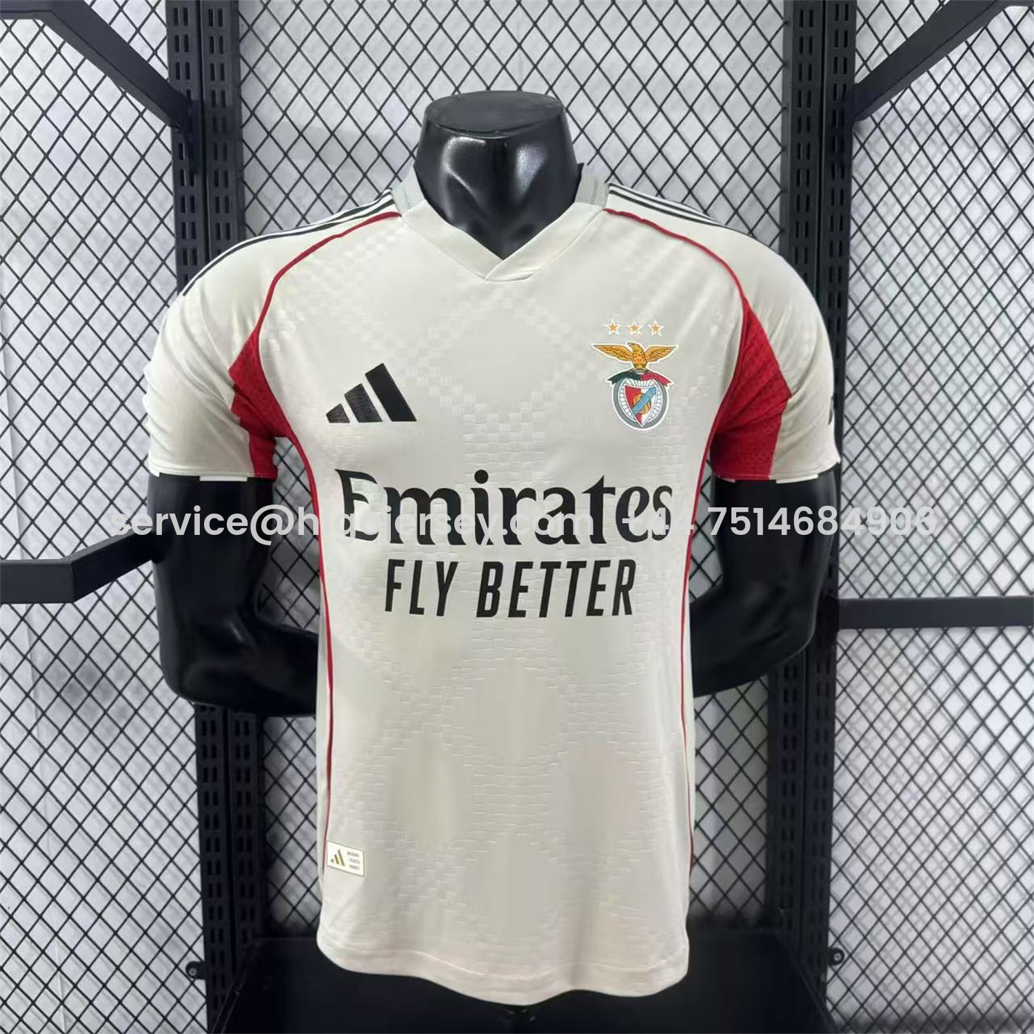 Higojerseys-Benfica 25-26 Away Jersey - Player Version