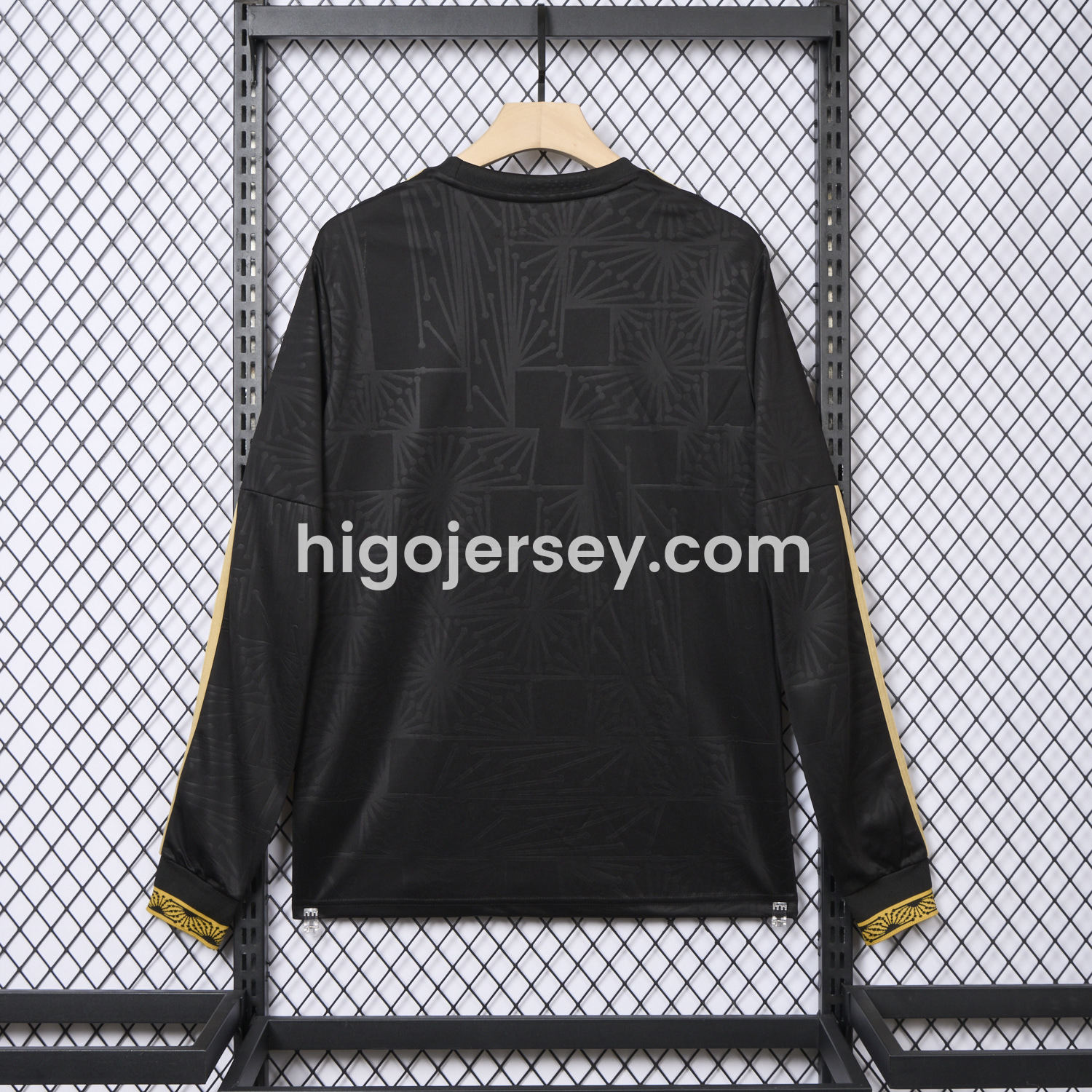 Higojerseys-Mexico 2025 Gold Cup Black Long Sleeves Jersey - Fans Version