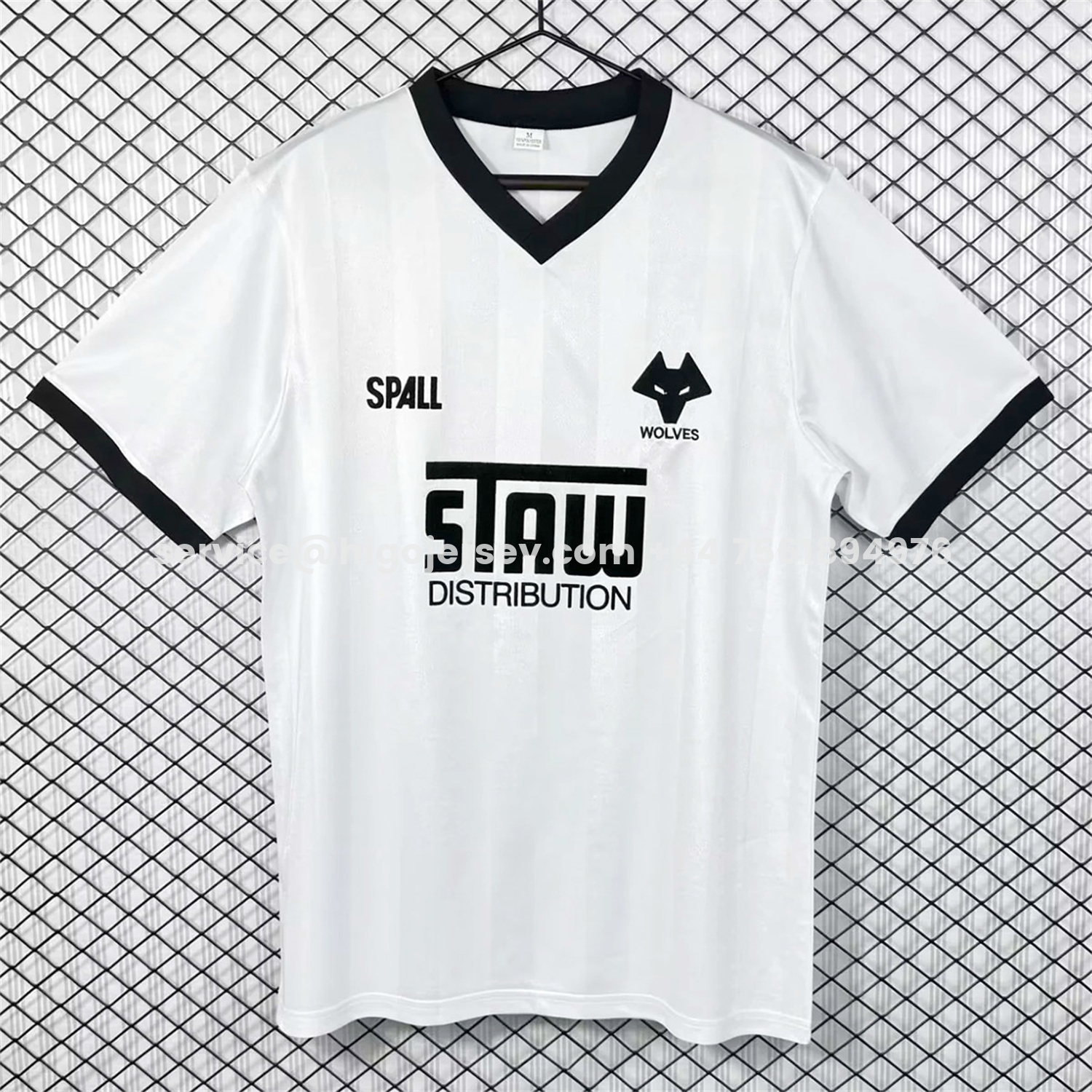 Higojerseys-Retro Wolverhampton Wanderers Wolves 1986-88 Away Jersey