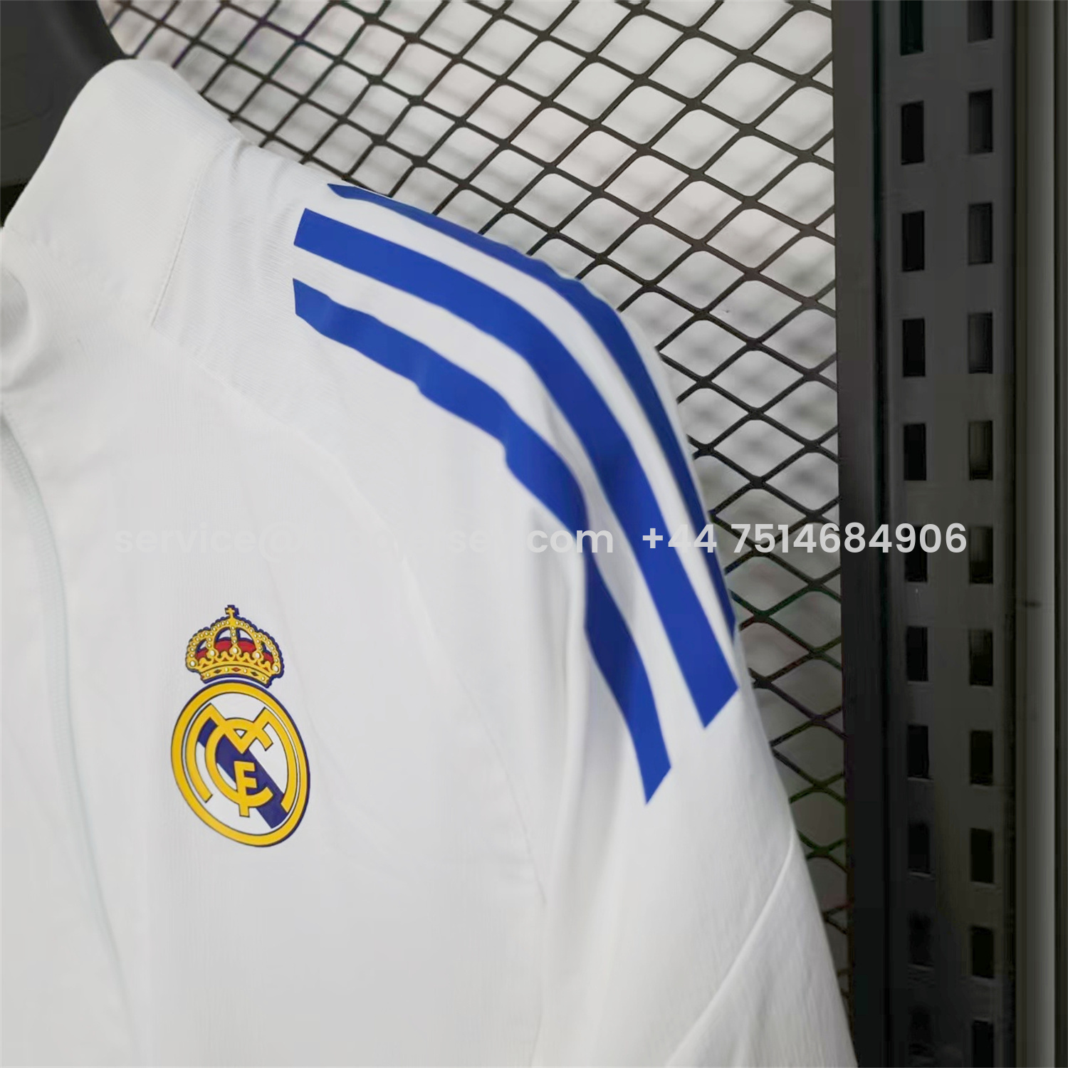 Higojerseys-Real Madrid 25-26 White Windbreaker Jacket
