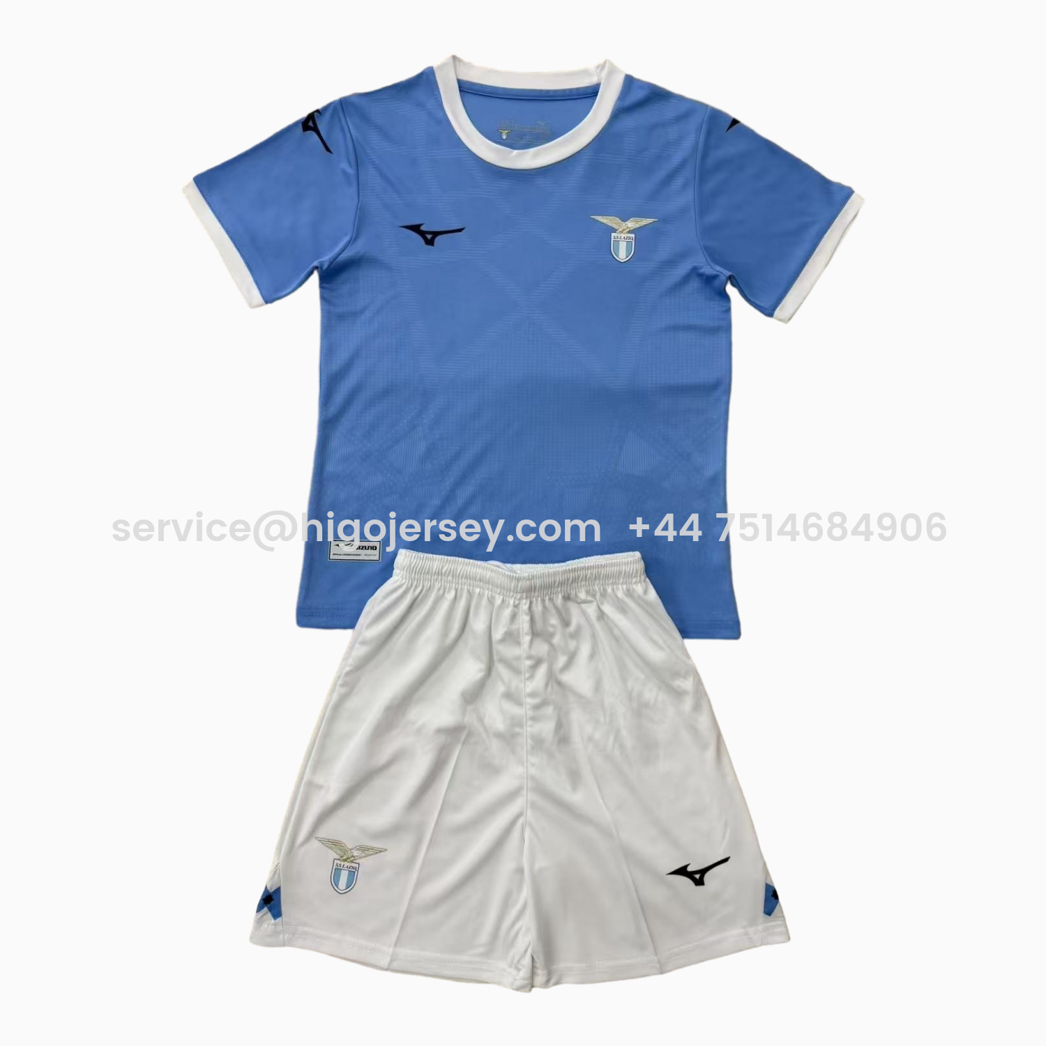 Higojerseys-Lazio 25-26 Home Kids Kit