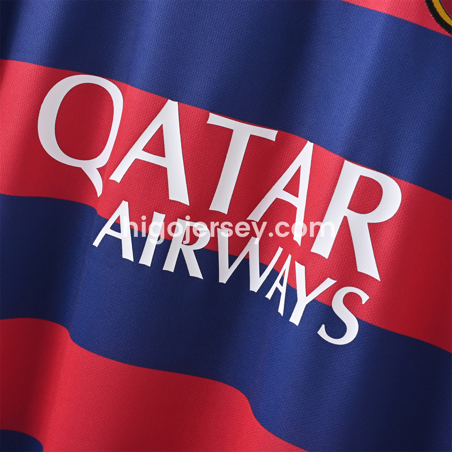 Higojerseys-Retro Barcelona 15-16 Home Long Sleeves Jersey