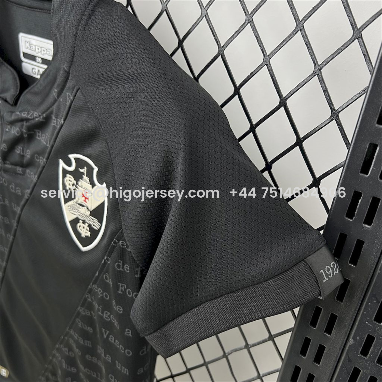 Higojerseys-Vasco da Gama 24-25 Black Special Edition Kids Kit