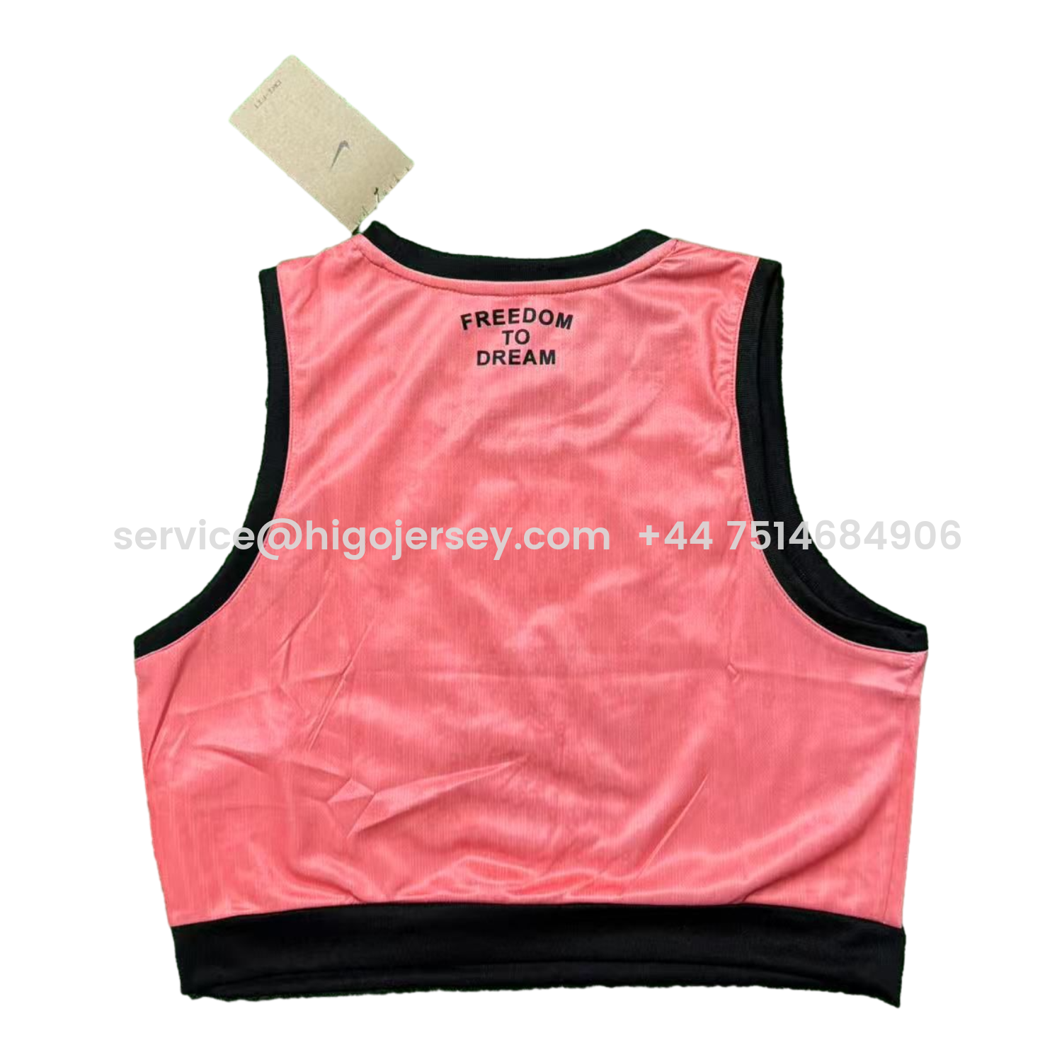 Higojerseys-Women's Barcelona 25-26 Black Logo Pink Yoga Vest