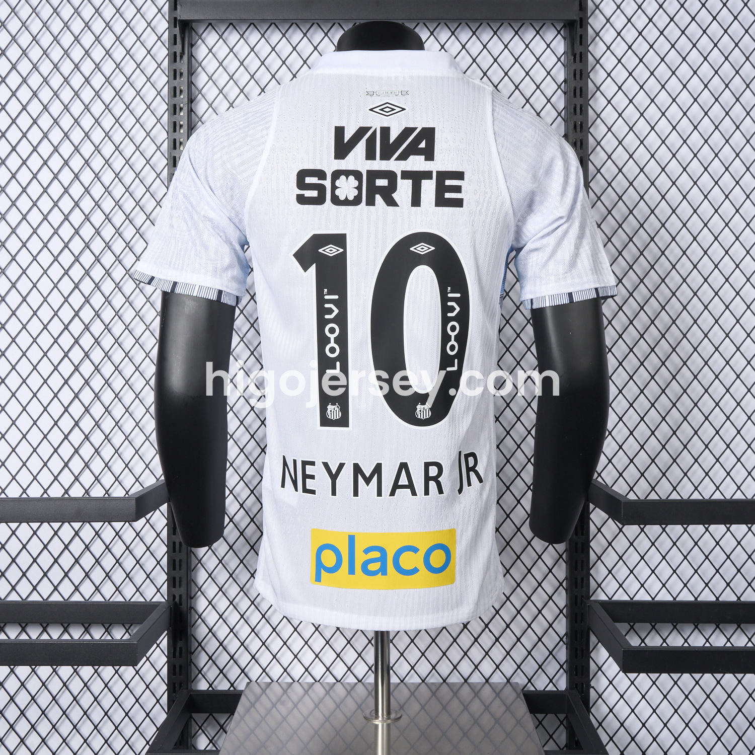 Higojerseys-Santos 25-26 Home Jersey With Sponsors - Player Version