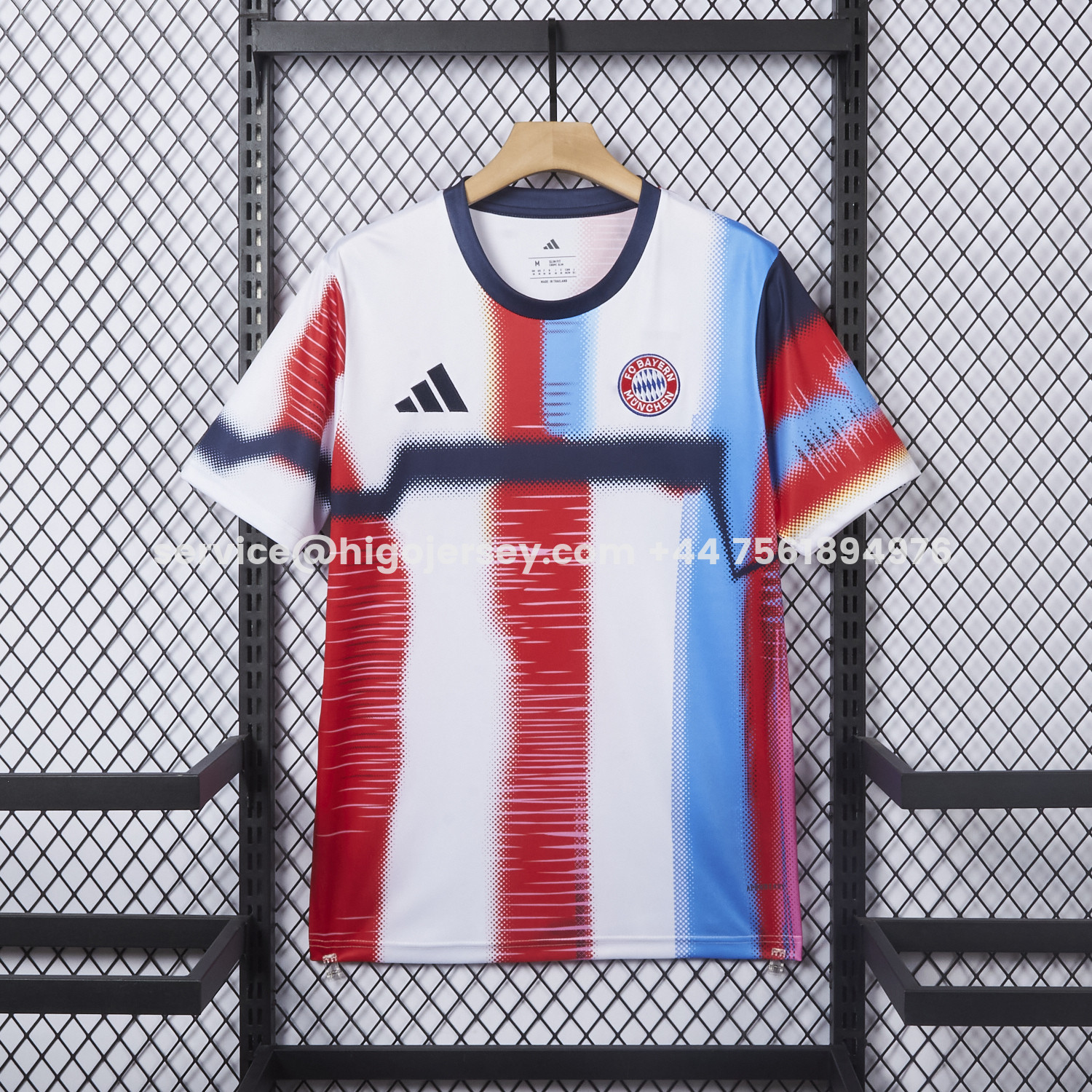 Higojerseys-Bayern Munich 25-26 Pre-Match Training Jersey - Fans Version