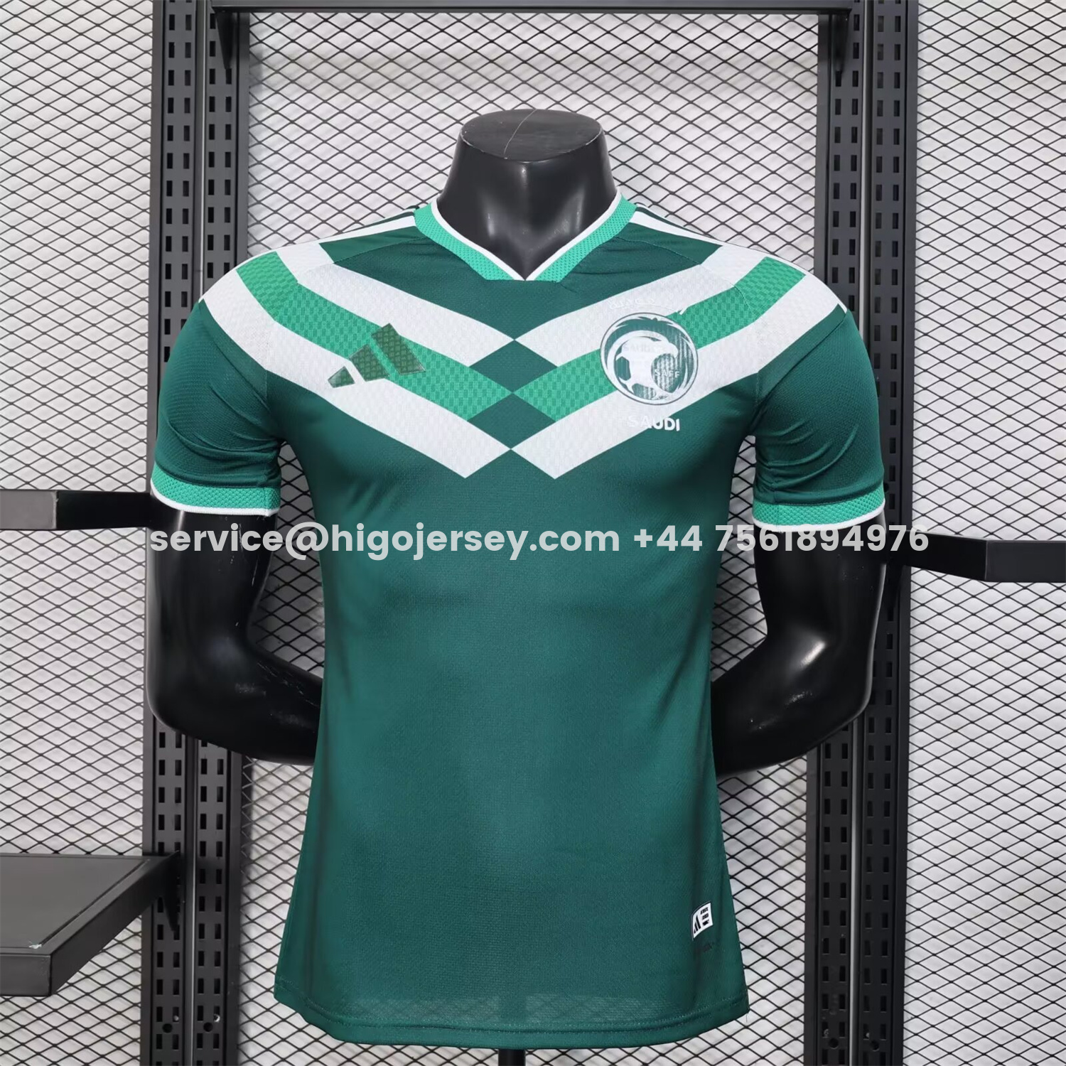 Higojerseys-Saudi Arabia 2026 Shoulder Stripes Special Jersey - Player Version