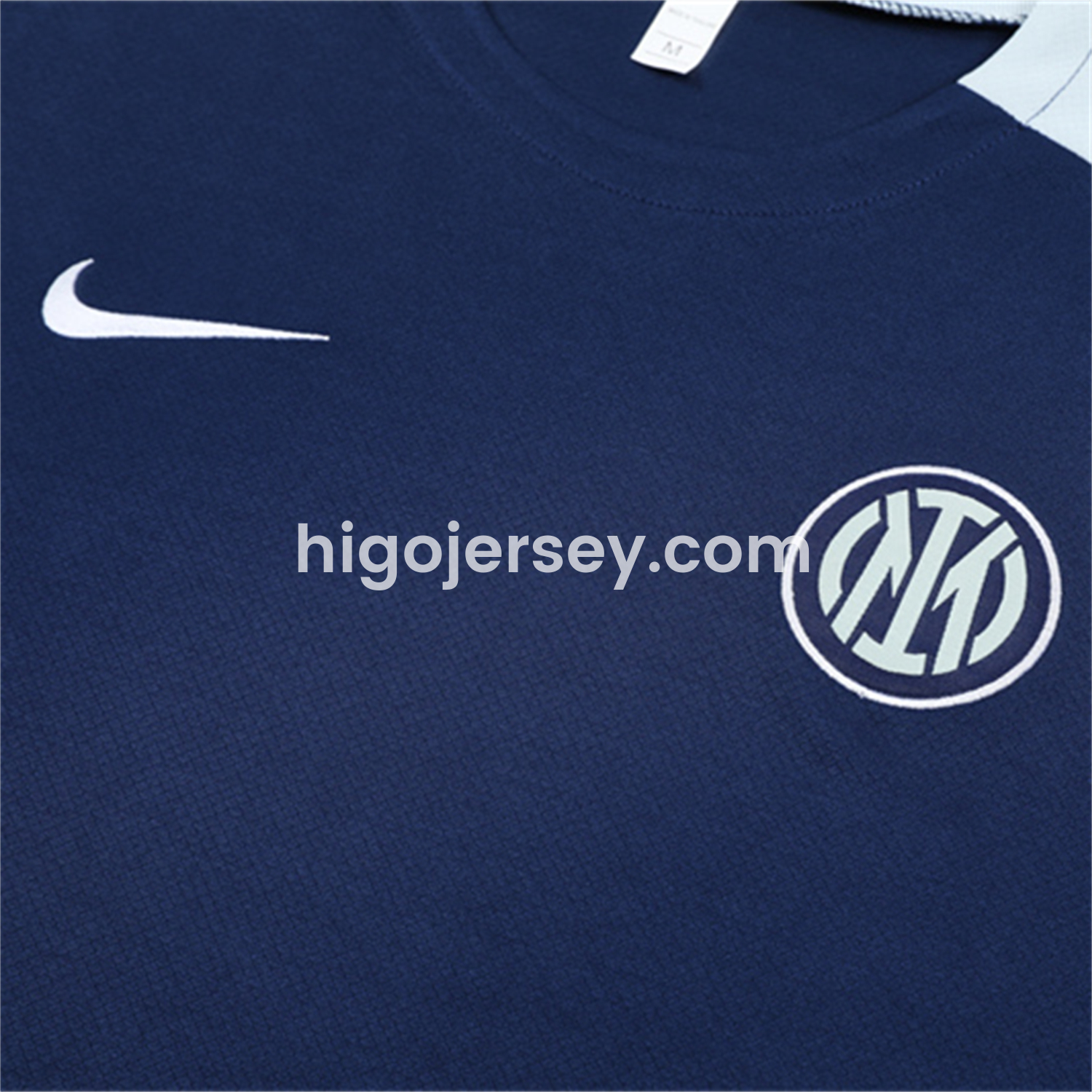 Higojerseys-Inter Milan 25-26 Short-Sleeve Kids Training Set - Deep Blue Top & Deep Blue shorts