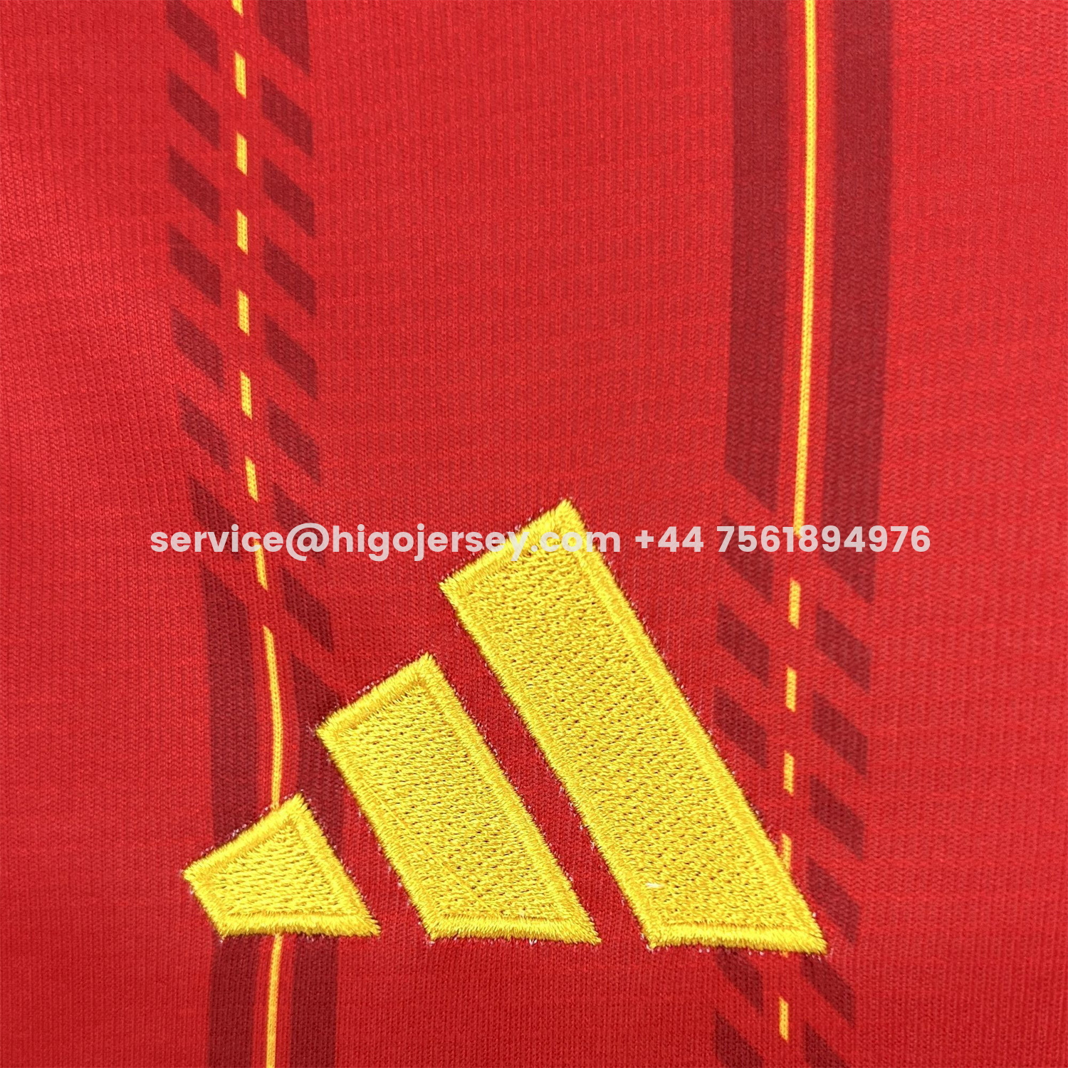 Higojerseys-Spain 2026 Home Red Long Sleeves Jersey - Fans Version