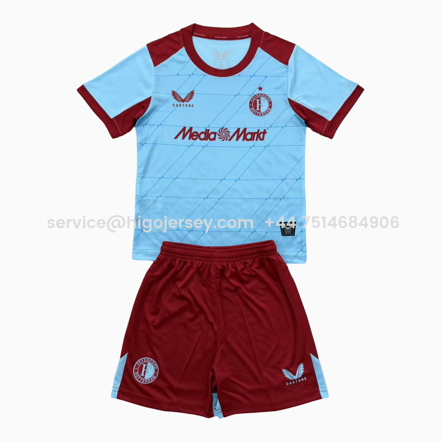 Higojerseys-Feyenoord 25-26 Third Men's Adult Jersey Set - Fans Version