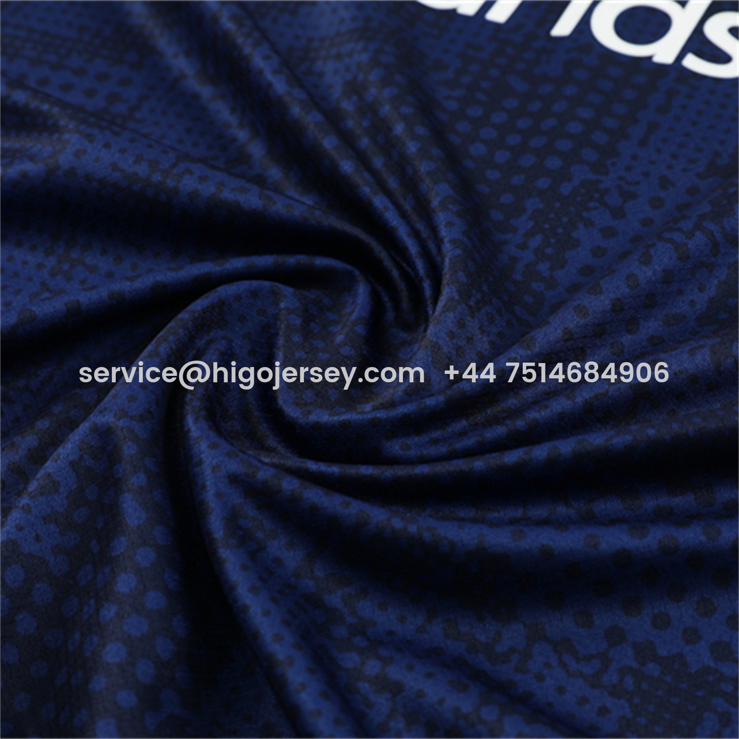 Higojerseys-Marseille 25-26 Short-Sleeve Training Set - Royal Blue Top & Royal Blue Shorts