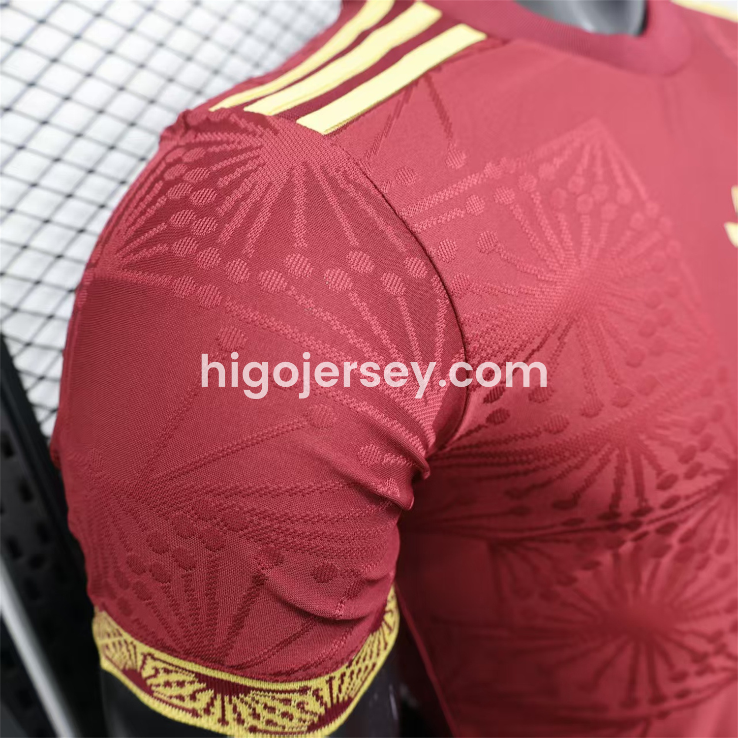 Higojerseys-Mexico 2025 Round Logo Red Special Edition Jersey - Player Version