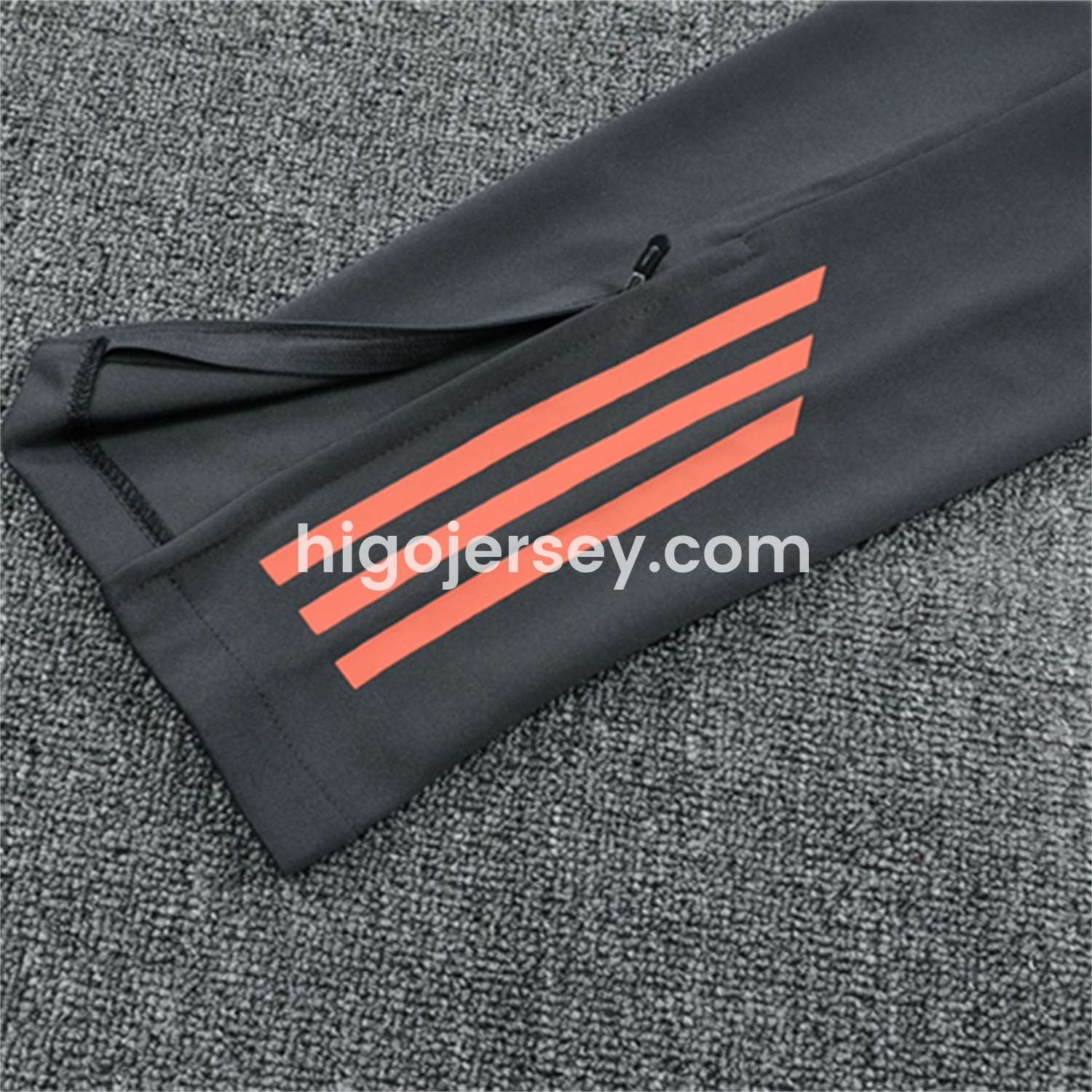 Higojerseys-Bayern Munich 25-26 Long Sleeves Training Set - Orange Top & Gray Pants