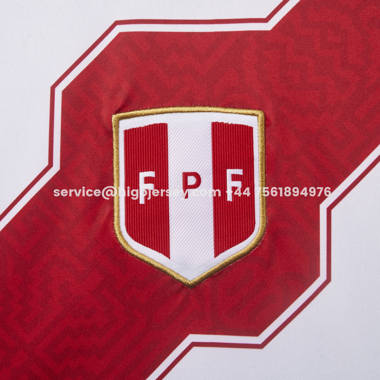 Higojerseys-Peru 2026 Home Jersey - Fans Version