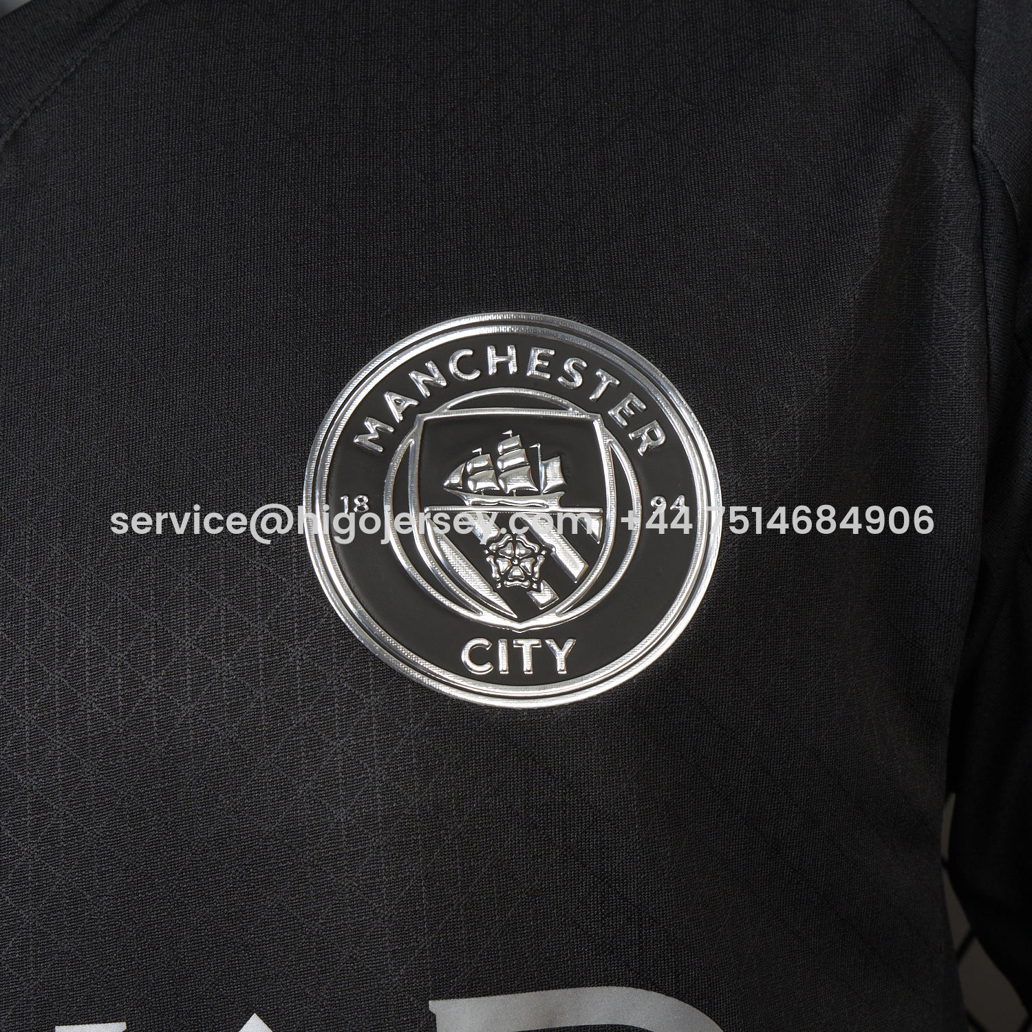 Higojerseys-Manchester City 25-26 Away Black Jersey - Player Version