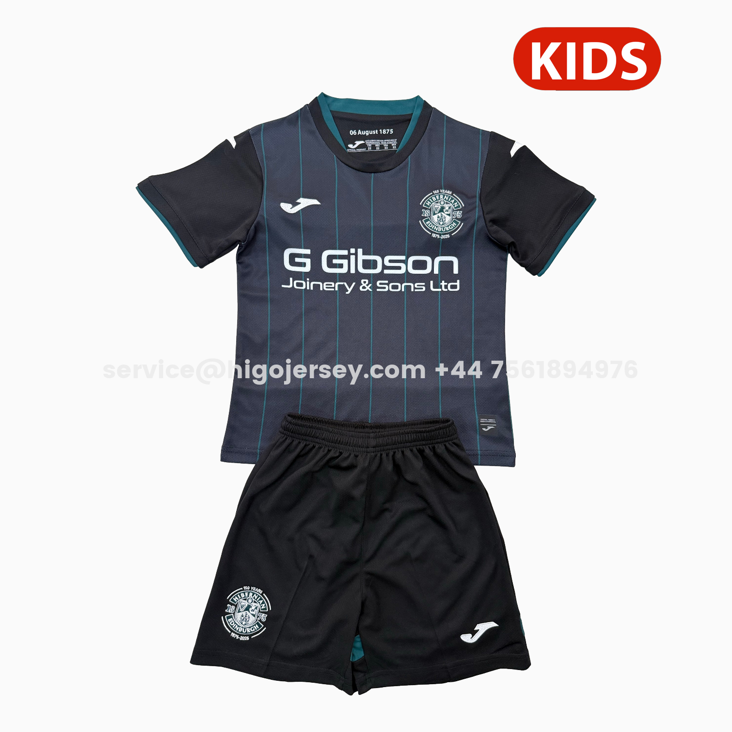 Higojerseys-Hibernian 25-26 Third Kids Kit