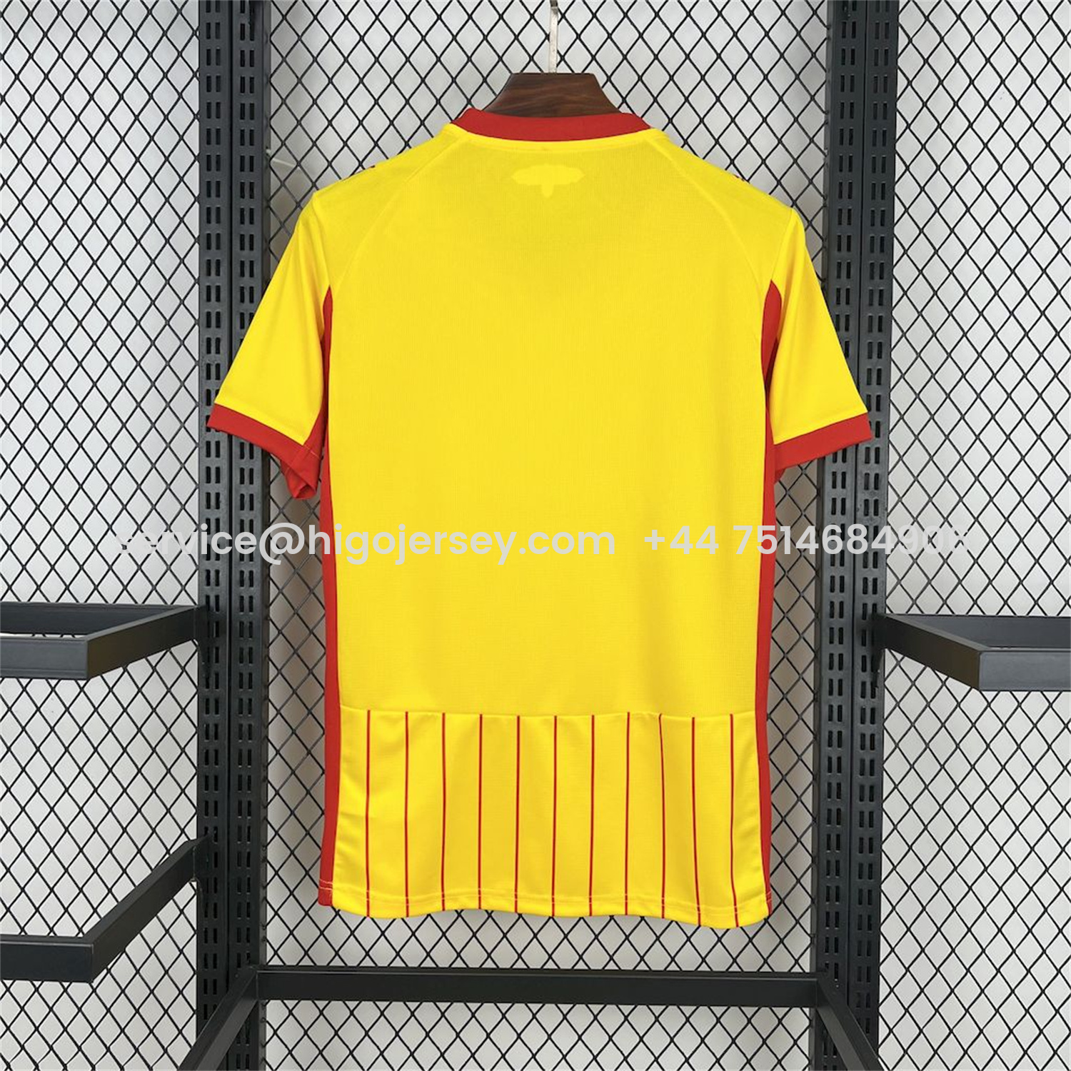 Higojerseys-RC Lens 25-26 Home Jersey - Fans Version